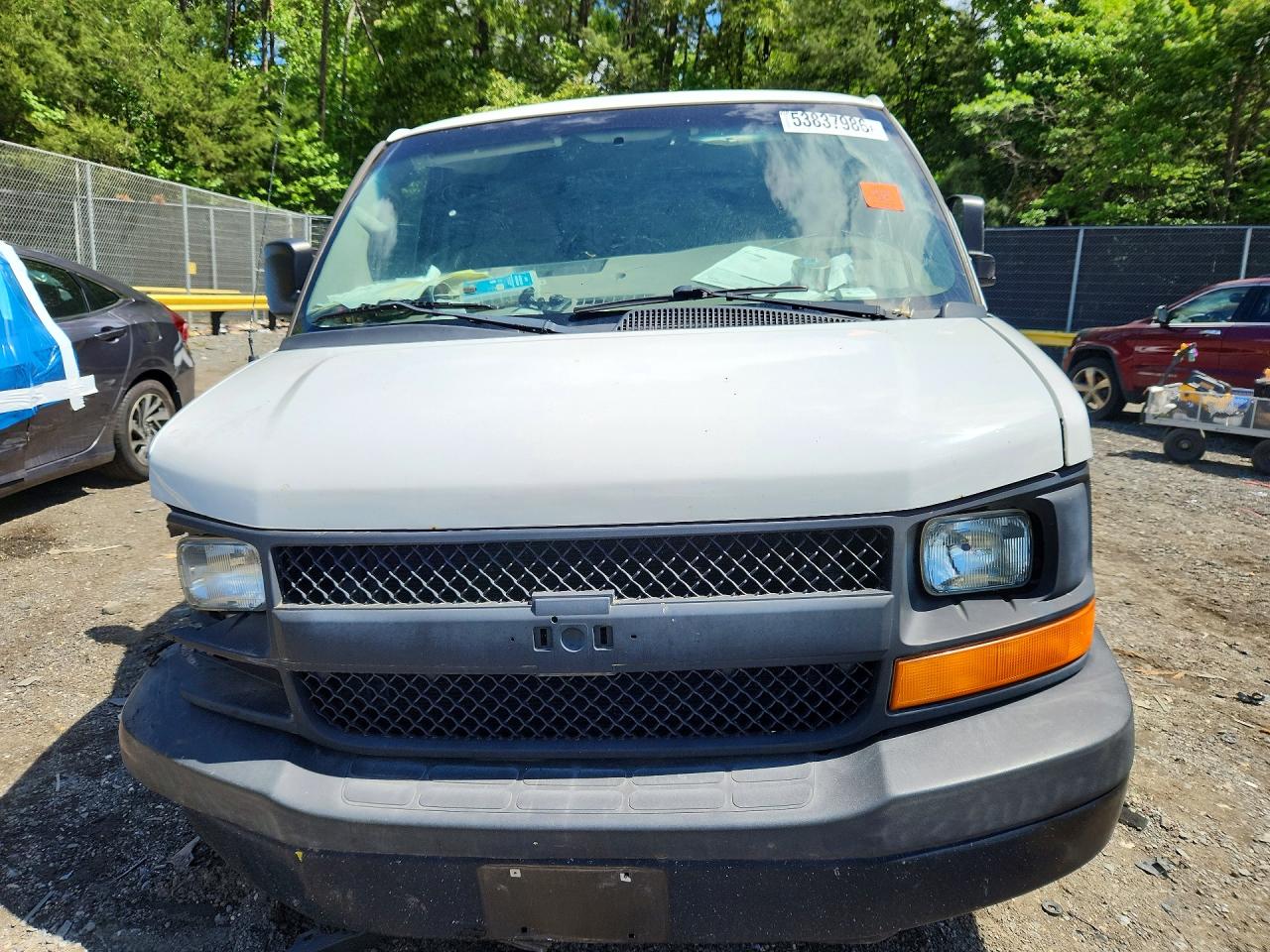 2014 Chevrolet Express G1500 White vin: 1GCSGAFX3E1141726
