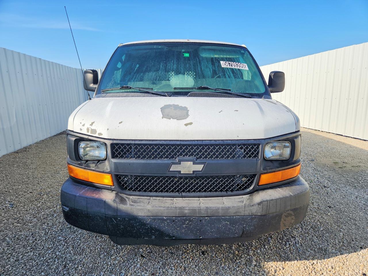 2012 Chevrolet Express G1500 Ls White vin: 1GCSGAFX5C1139635