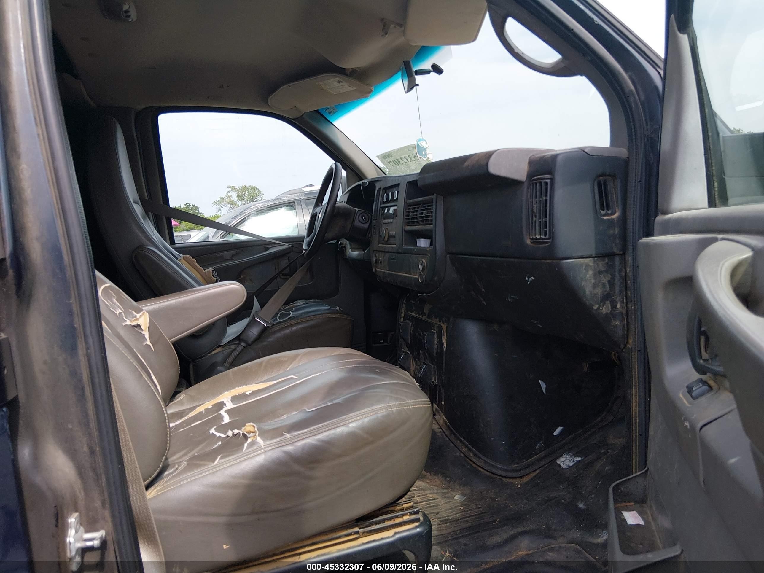 2013 Chevrolet Express 1500 Work Van Blue vin: 1GCSGAFX6D1155876