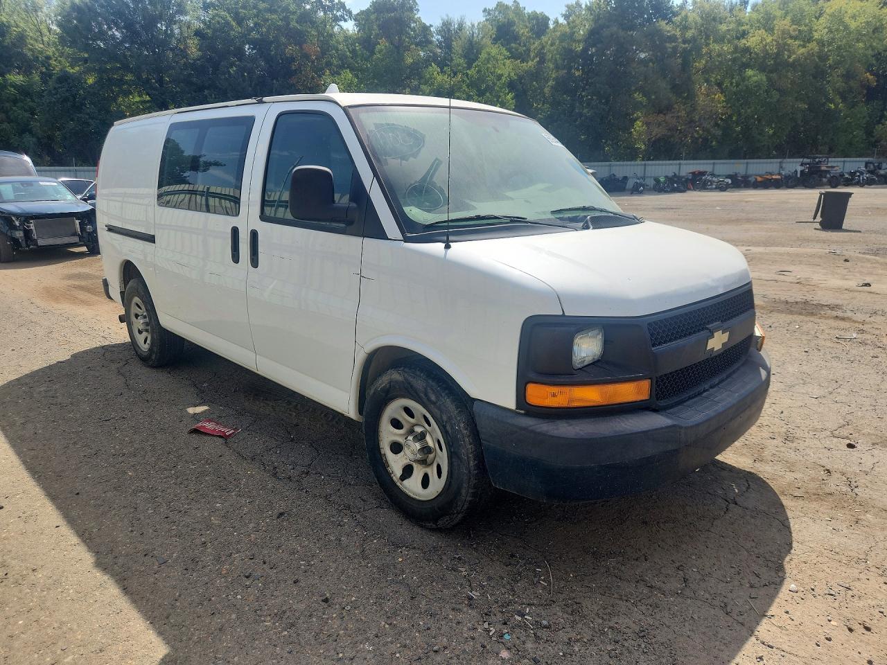 2013 Chevrolet Express G1500 Белый vin: 1GCSGAFX6D1182401