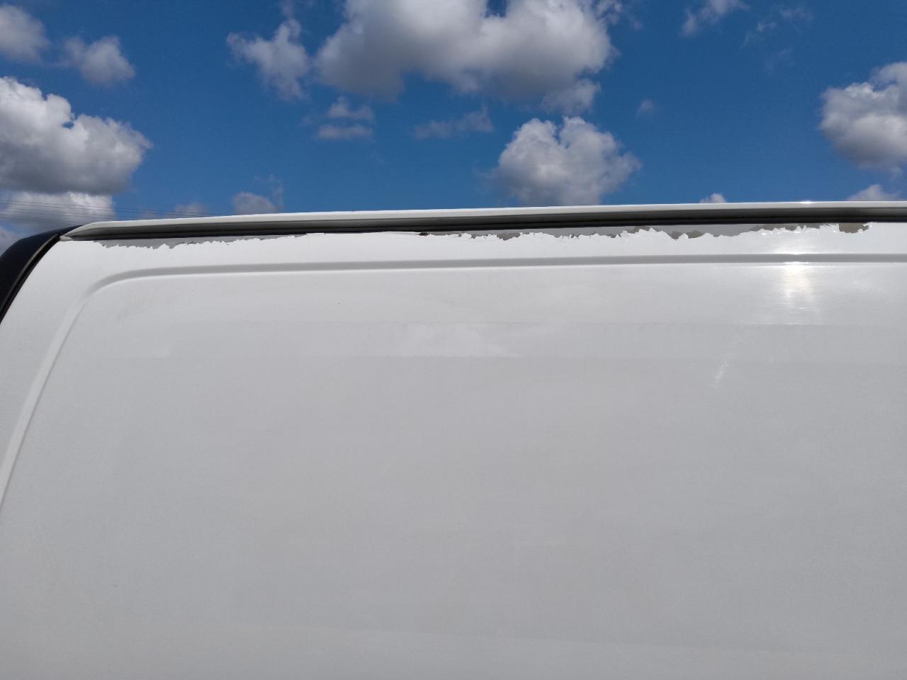 2012 Chevrolet Express G1500 White vin: 1GCSGAFX7C1157067 Damage: Right Qtr Panel, Peeling, > 12 Inches