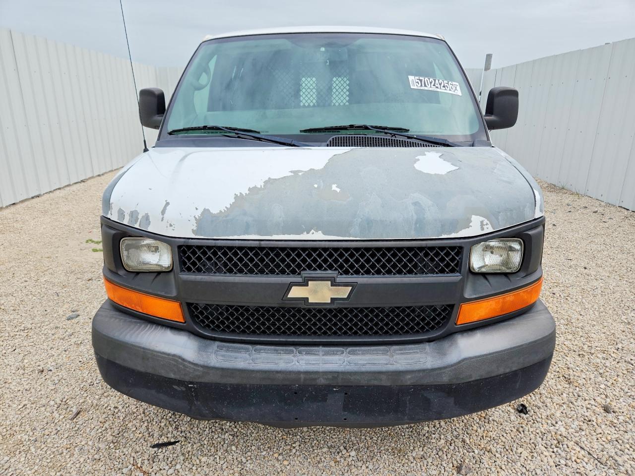 2012 Chevrolet Express G1500 Ls White vin: 1GCSGAFX7C1179165