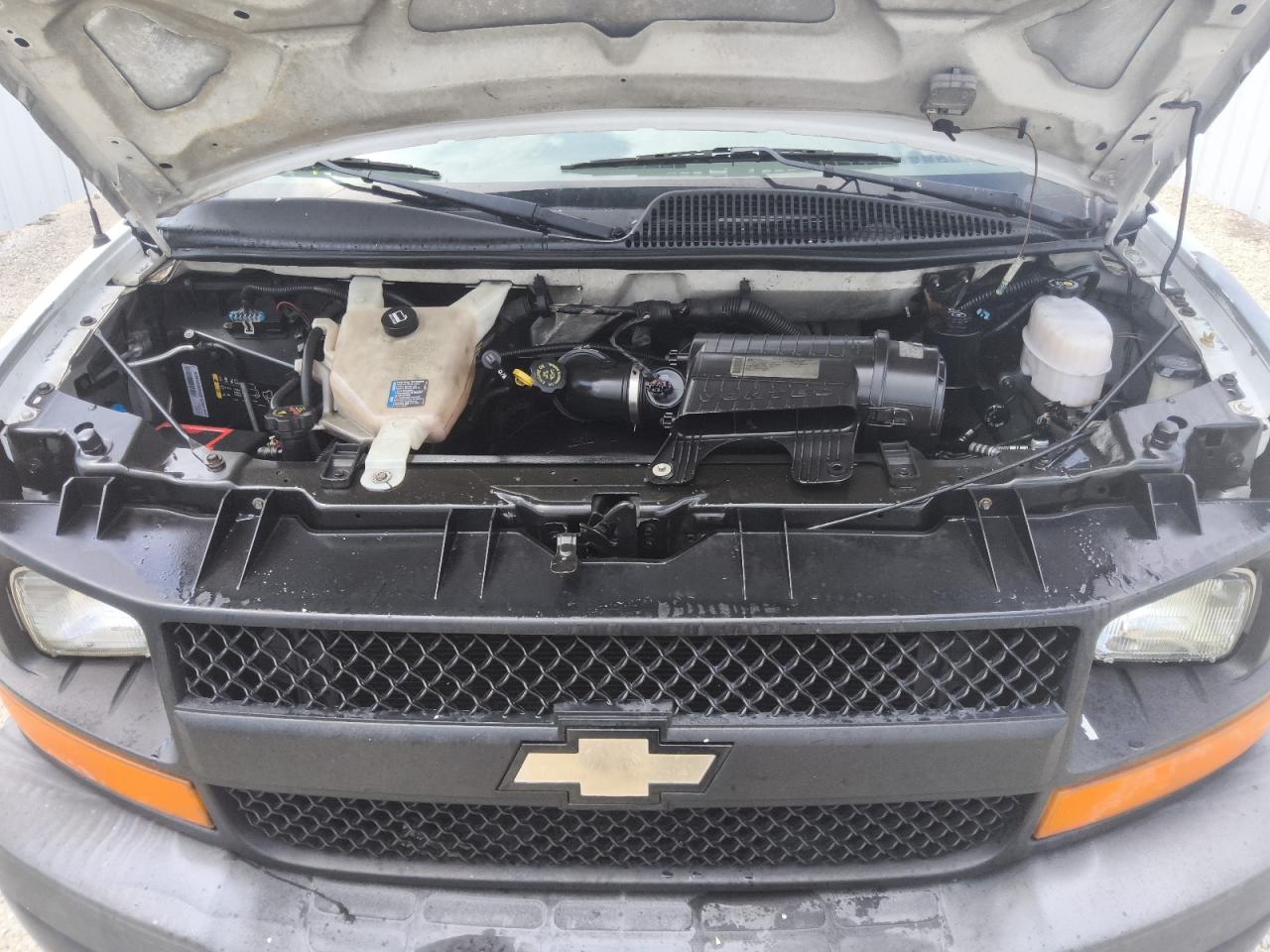 2012 Chevrolet Express G1500 Ls White vin: 1GCSGAFX7C1179165 Damage: Exhaust, Leak, Repair Required