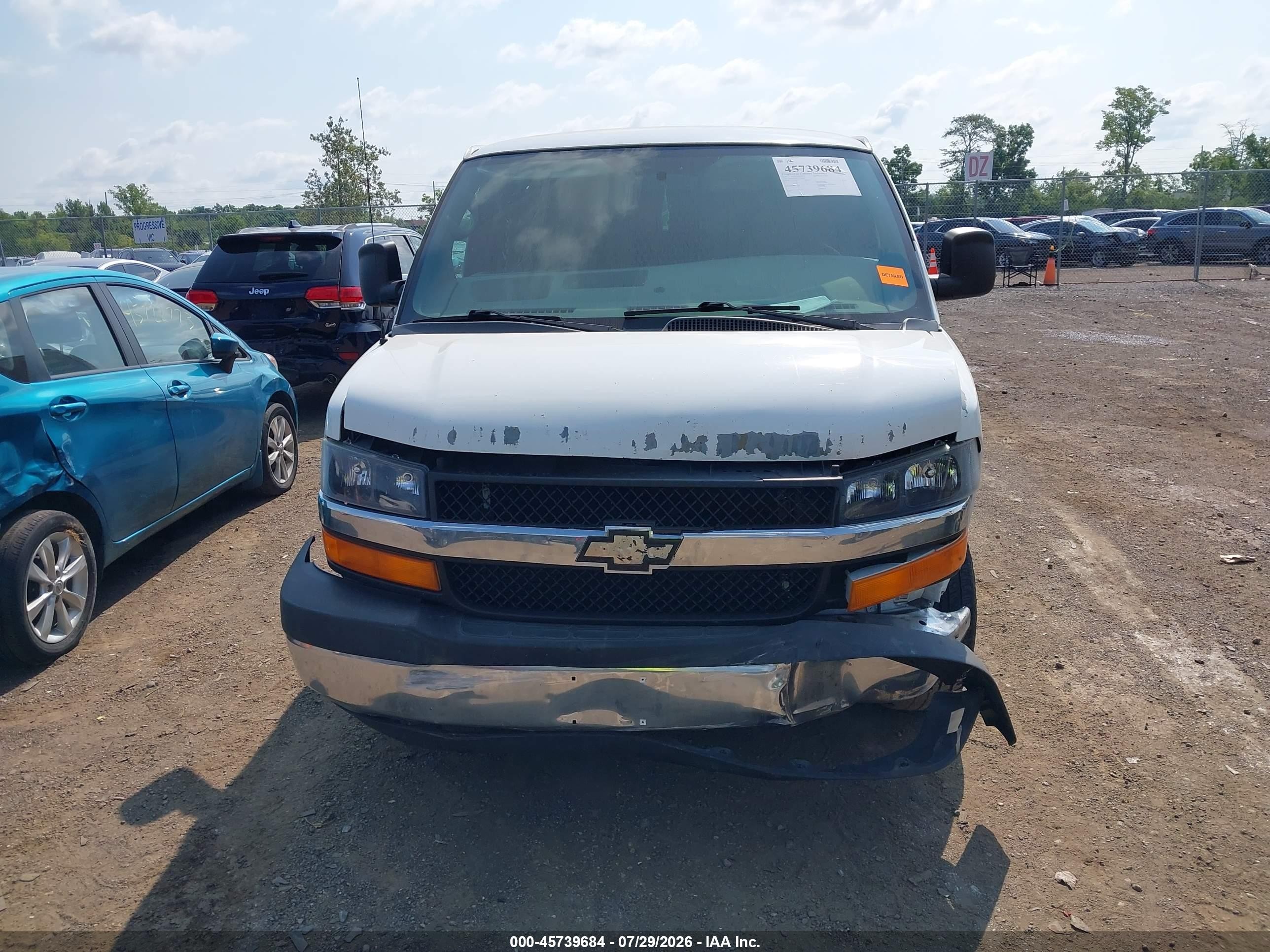 2013 Chevrolet Express 1500 Work Van White vin: 1GCSGAFX7D1137368
