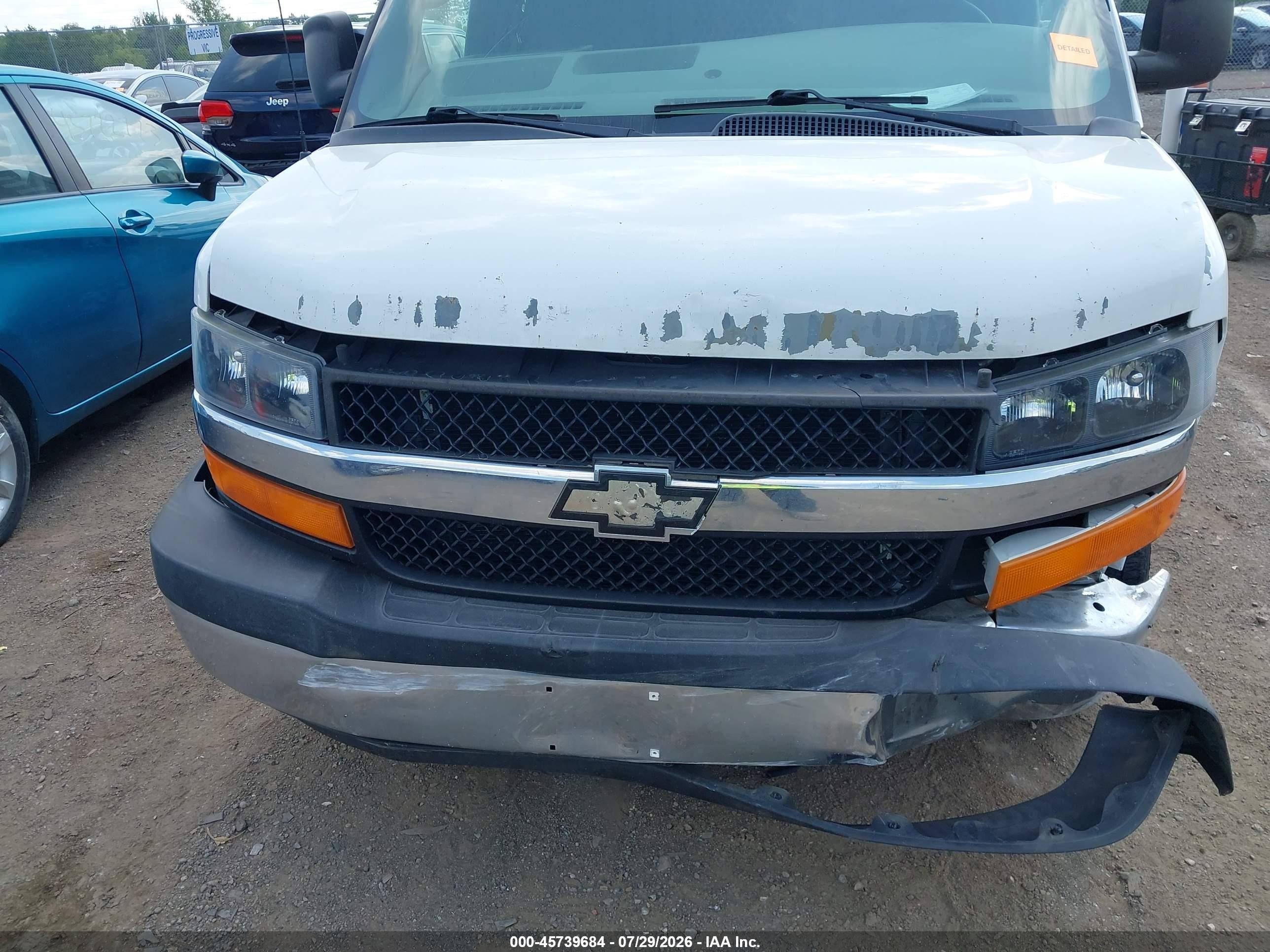 2013 Chevrolet Express 1500 Work Van White vin: 1GCSGAFX7D1137368