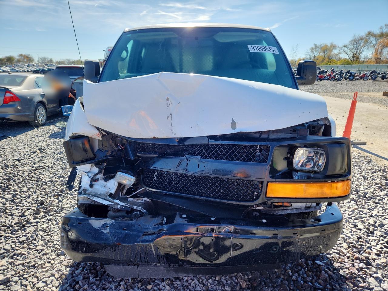 2012 Chevrolet Express G1500 White vin: 1GCSGAFX8C1154419