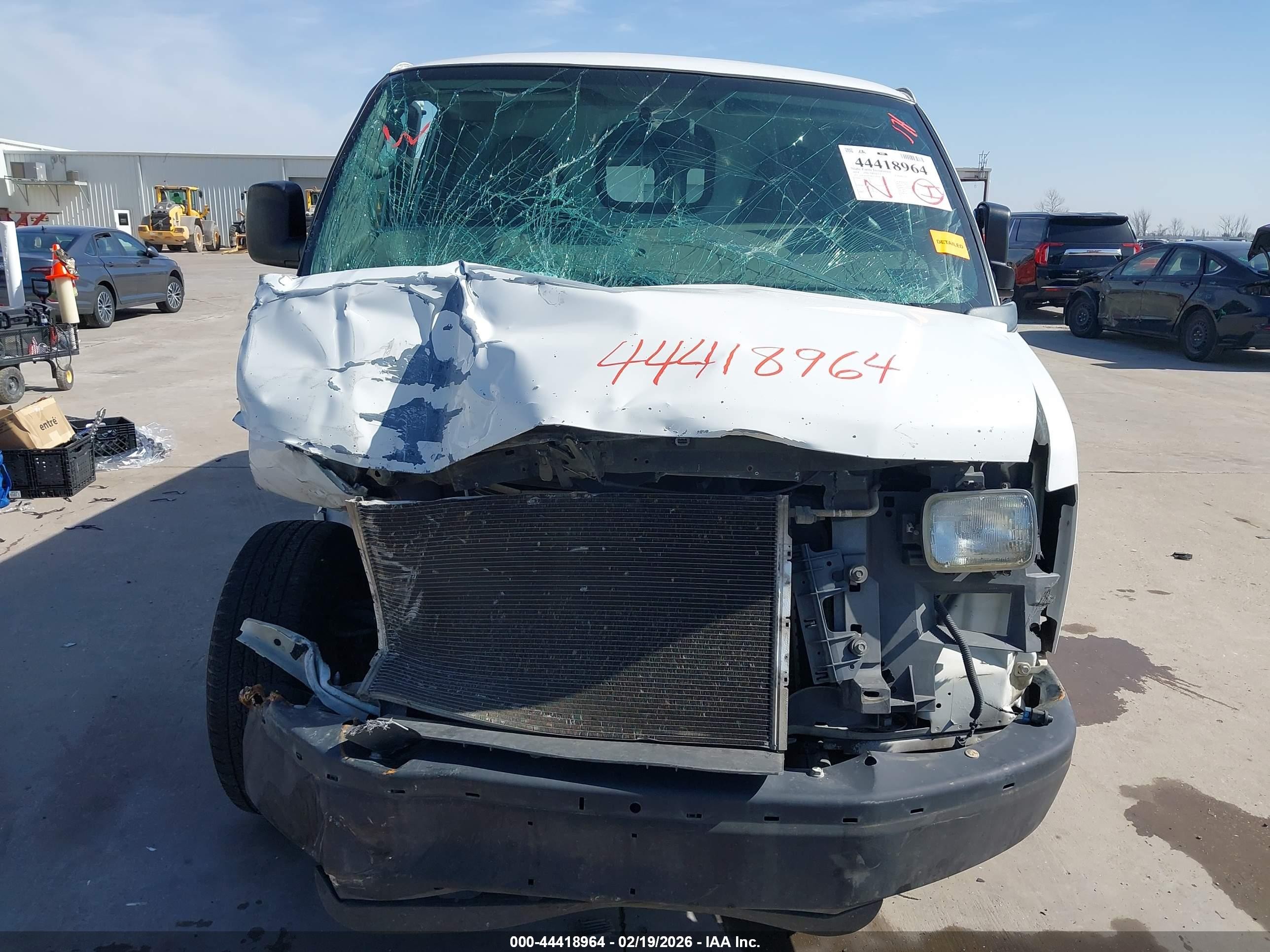 2014 Chevrolet Express 1500 Work Van White vin: 1GCSGAFX8E1109368