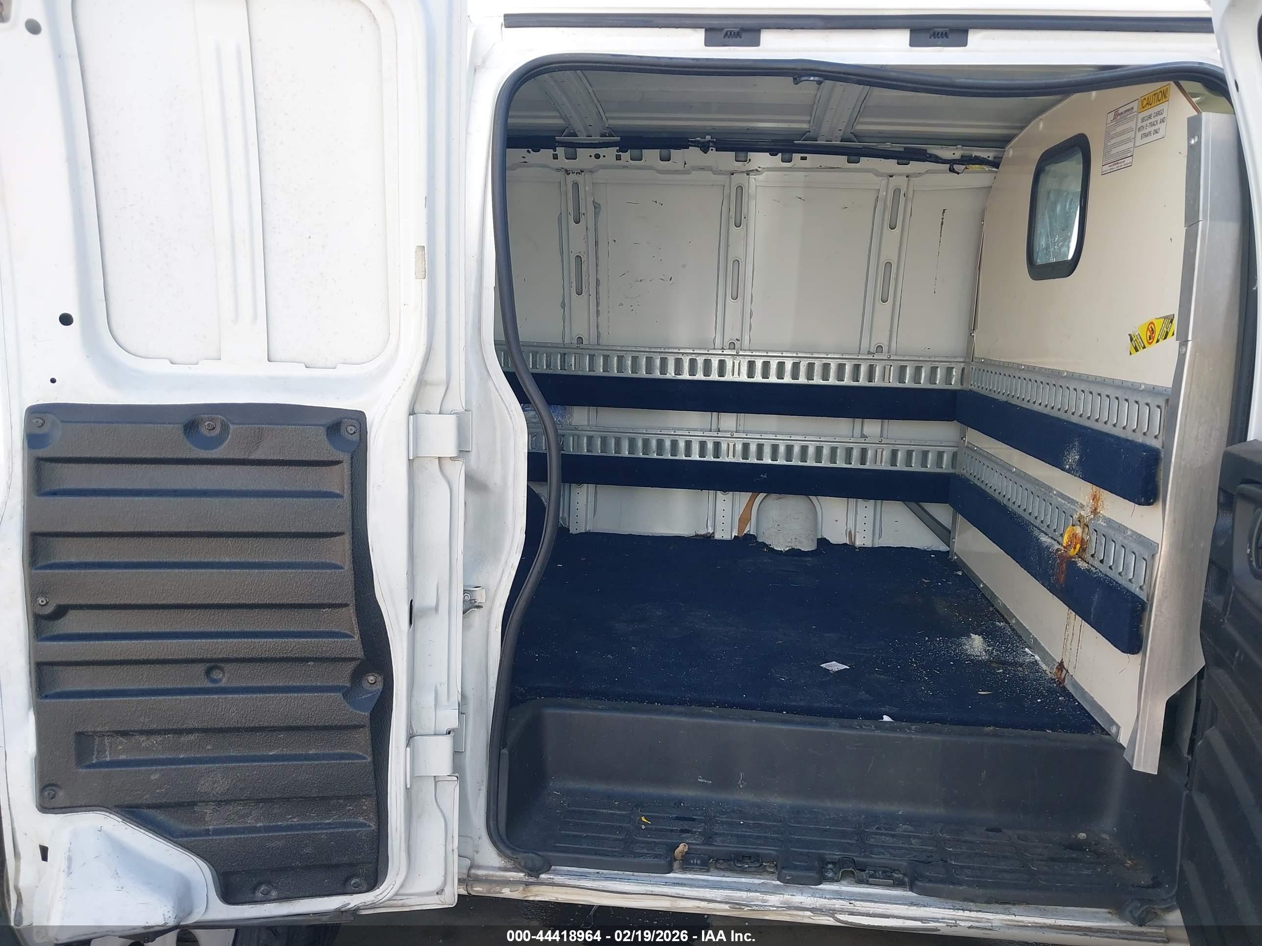 2014 Chevrolet Express 1500 Work Van White vin: 1GCSGAFX8E1109368