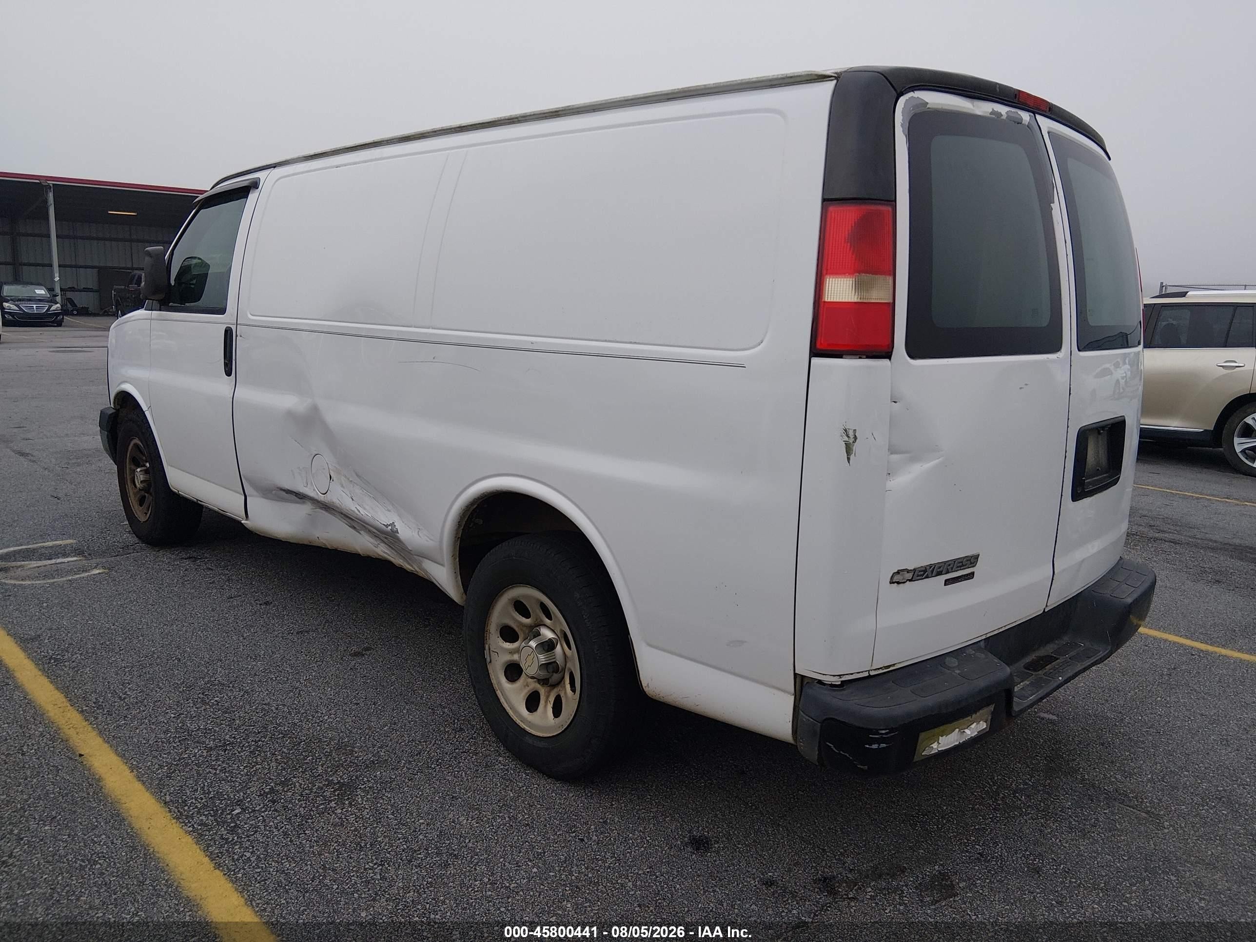 2011 Chevrolet Express 1500 Work Van White vin: 1GCSGAFX9B1106281