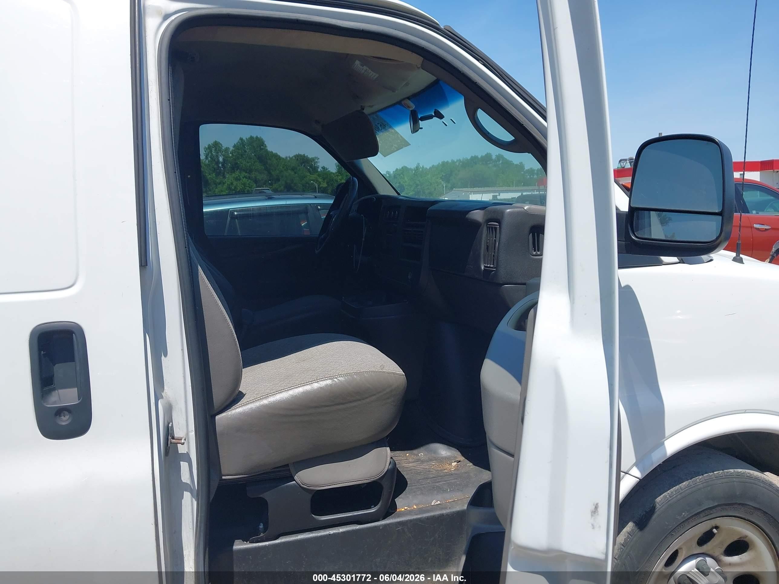 2014 Chevrolet Express 1500 Work Van White vin: 1GCSGAFX9E1158174