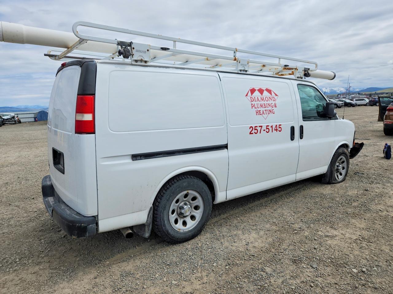 2013 Chevrolet Express G1500 White vin: 1GCSHAF4XD1137724