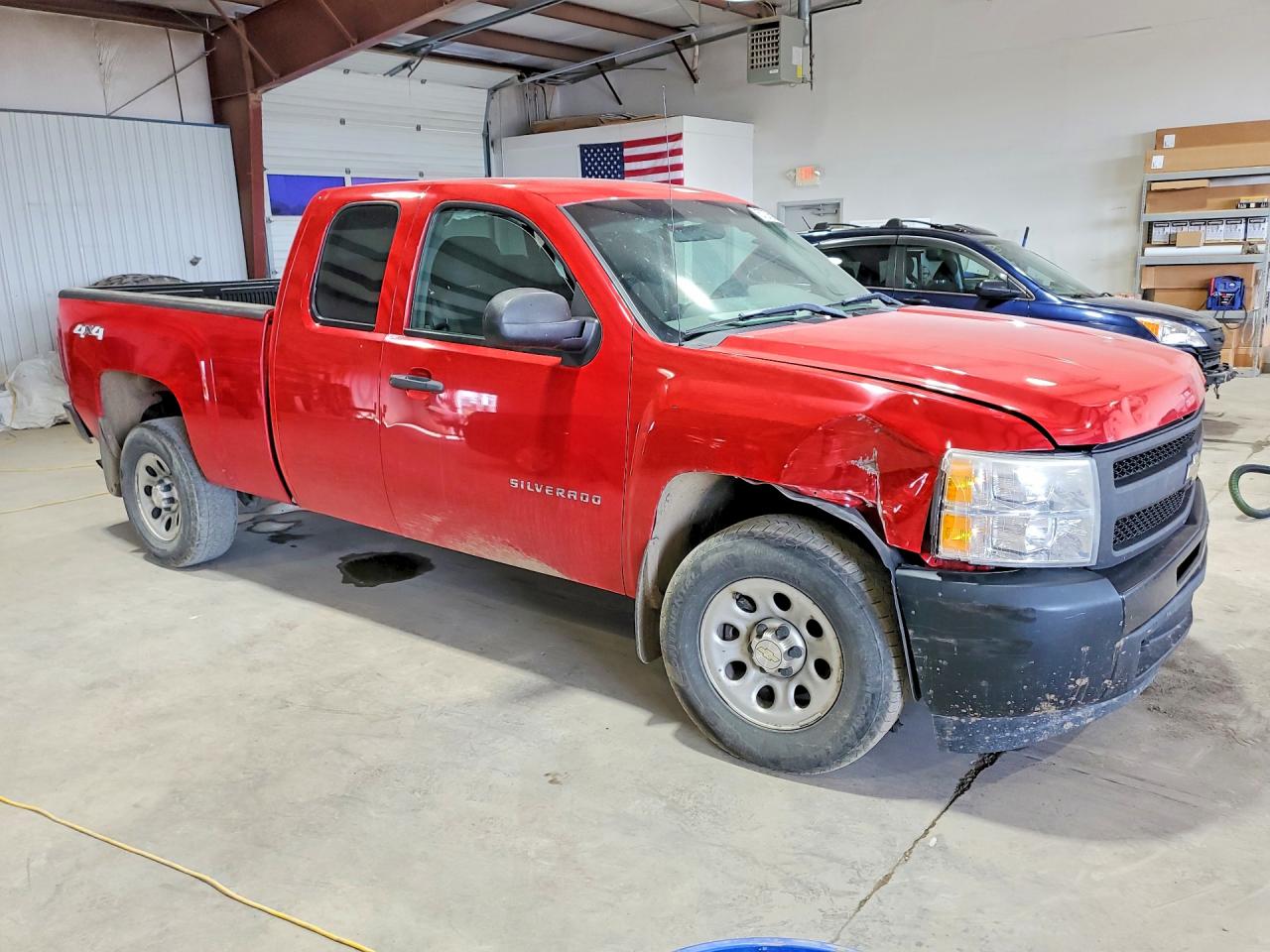 2010 Chevrolet Silverado K1500 Red vin: 1GCSKPEA8AZ184422