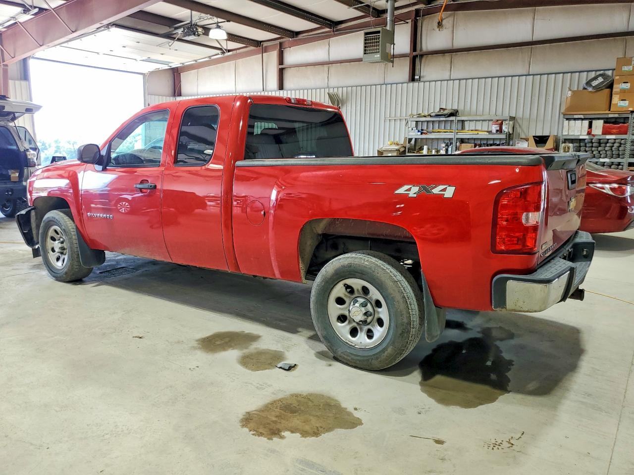 2010 Chevrolet Silverado K1500 Red vin: 1GCSKPEA8AZ184422