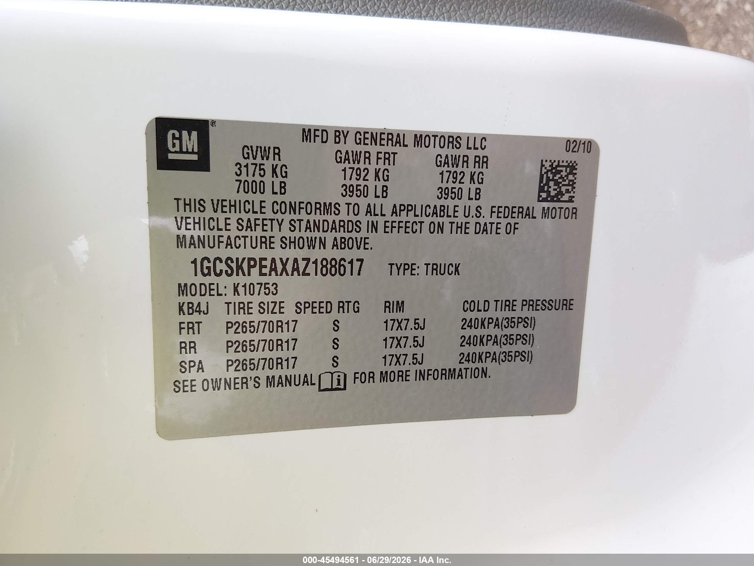2010 Chevrolet Silverado 1500 Work Truck Белый vin: 1GCSKPEAXAZ188617
