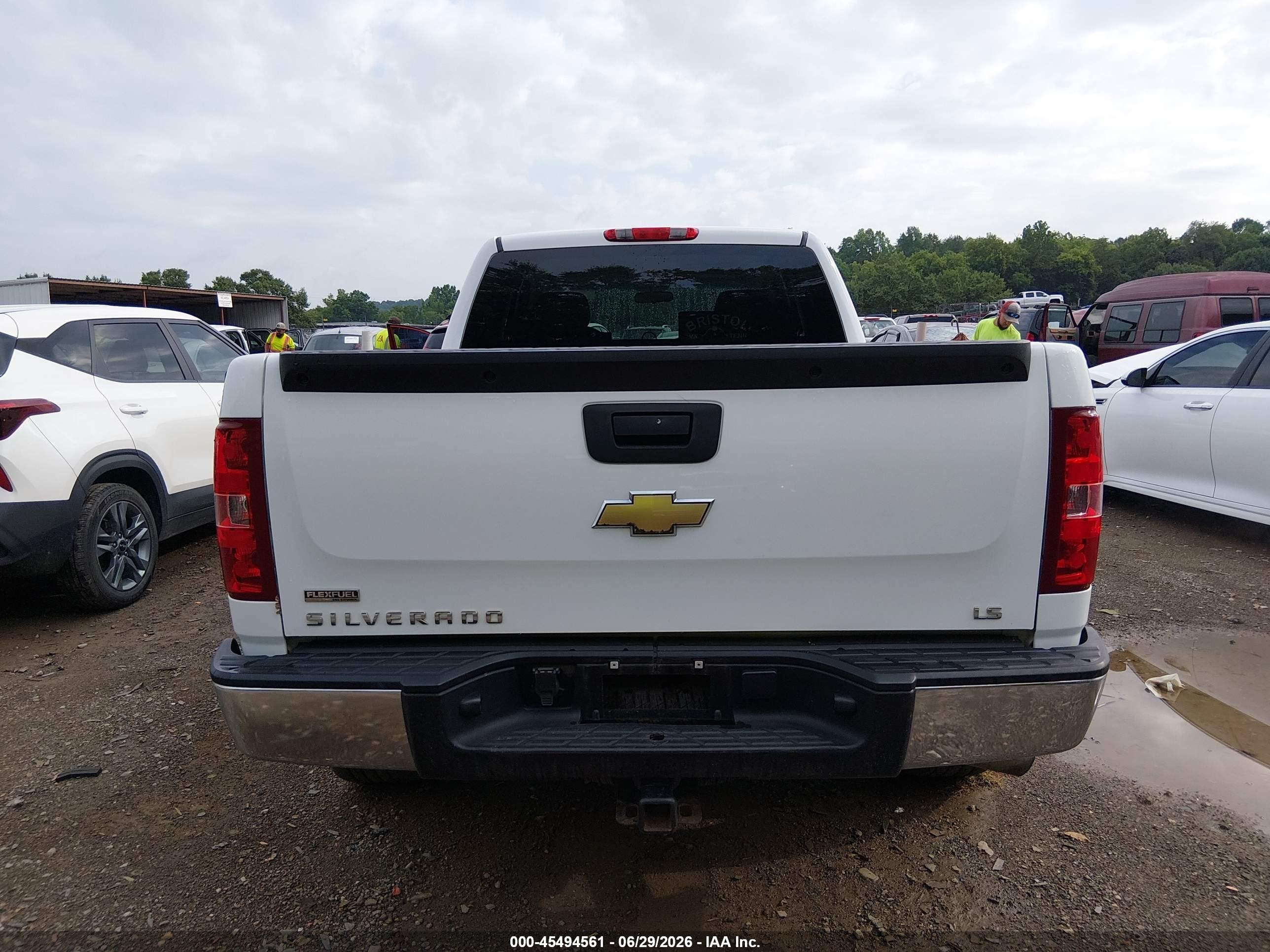 2010 Chevrolet Silverado 1500 Work Truck Белый vin: 1GCSKPEAXAZ188617