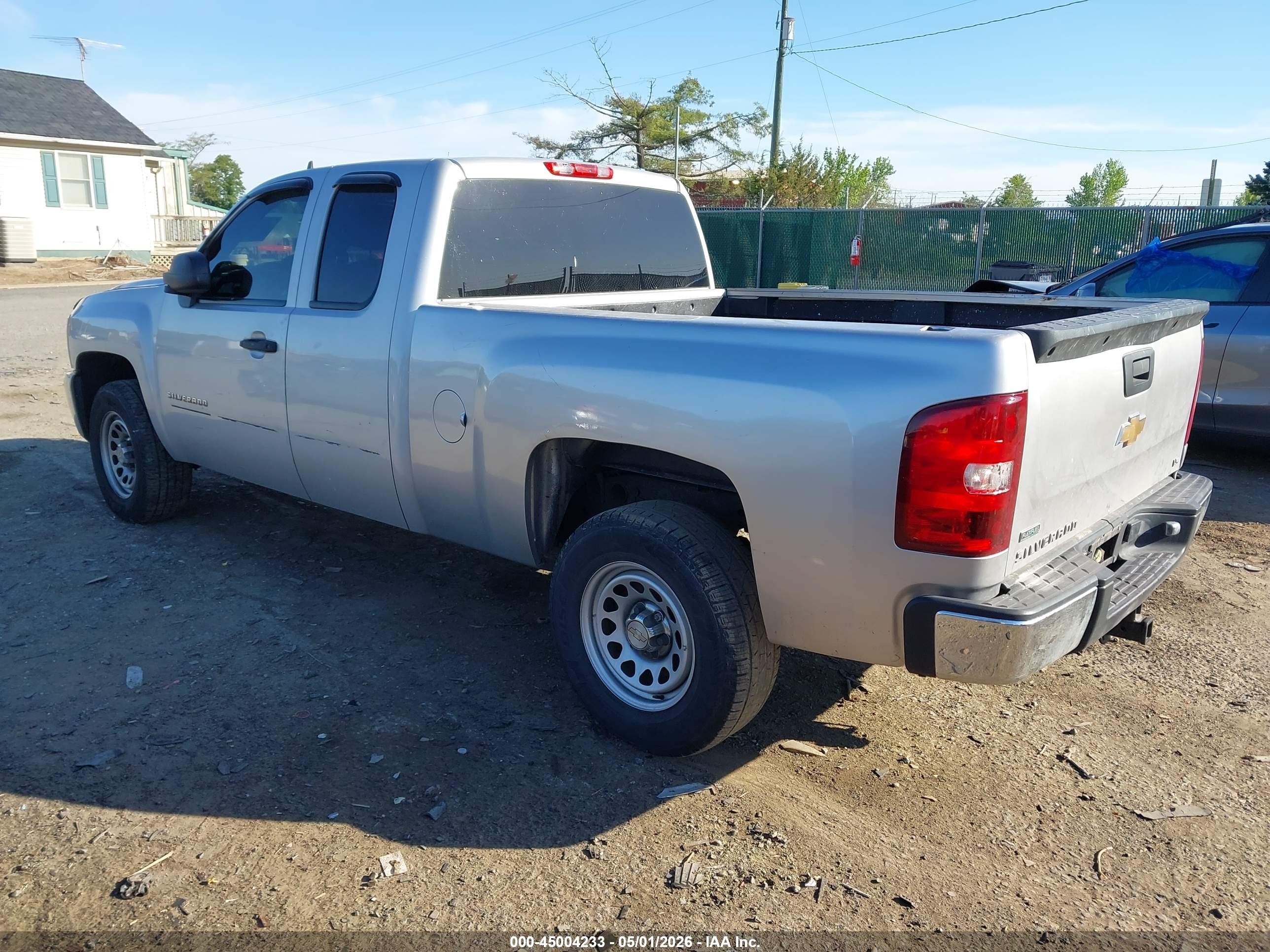 2010 Chevrolet Silverado 1500 Ls Silver vin: 1GCSKREA0AZ205453