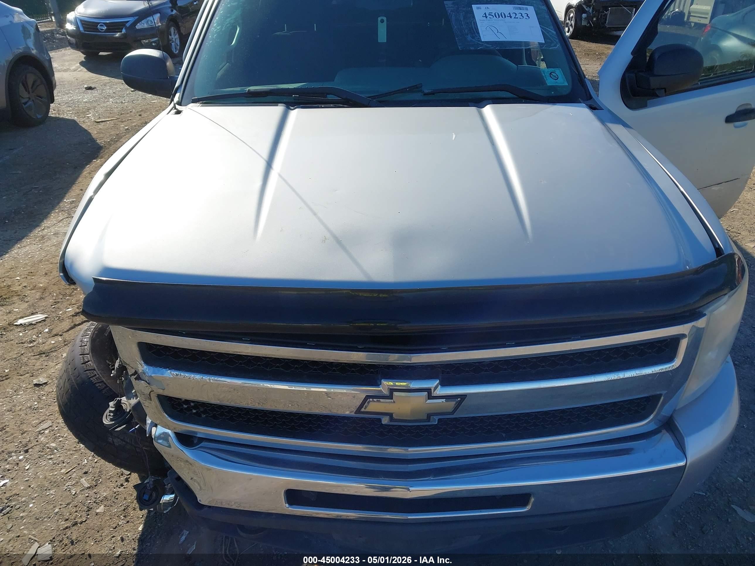 2010 Chevrolet Silverado 1500 Ls Silver vin: 1GCSKREA0AZ205453