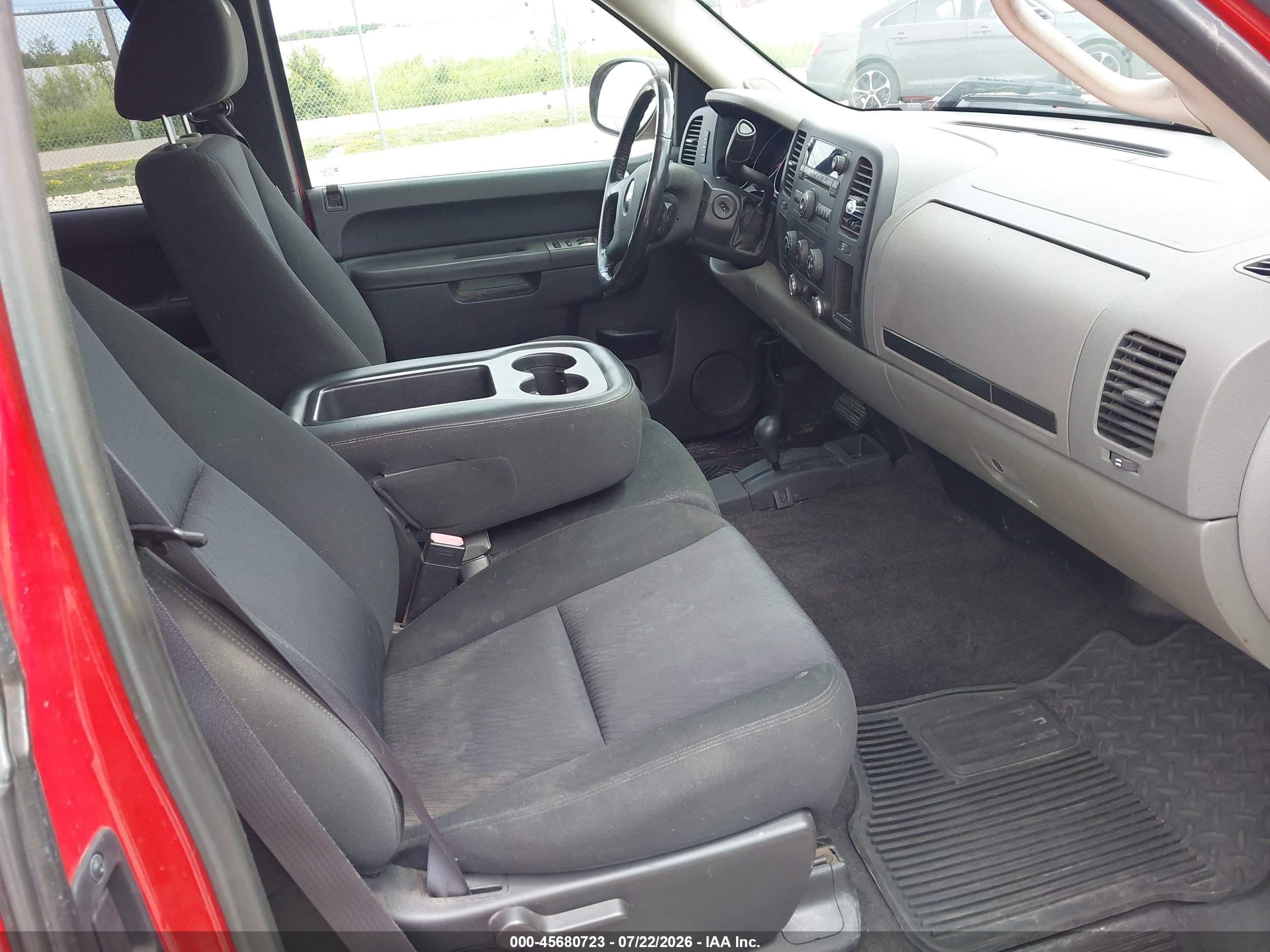 2010 Chevrolet Silverado 1500 Ls Red vin: 1GCSKREA5AZ112850