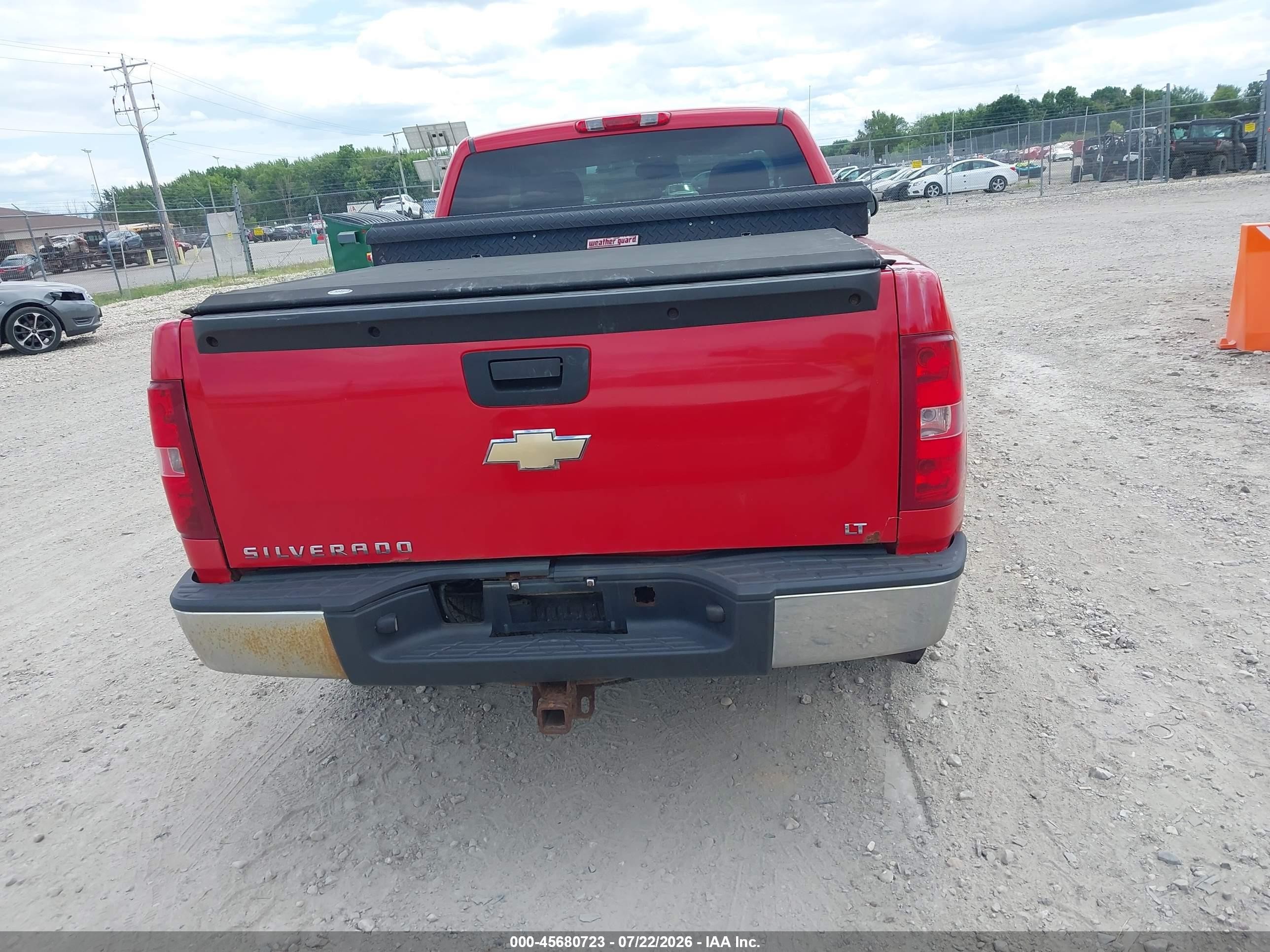 2010 Chevrolet Silverado 1500 Ls Red vin: 1GCSKREA5AZ112850