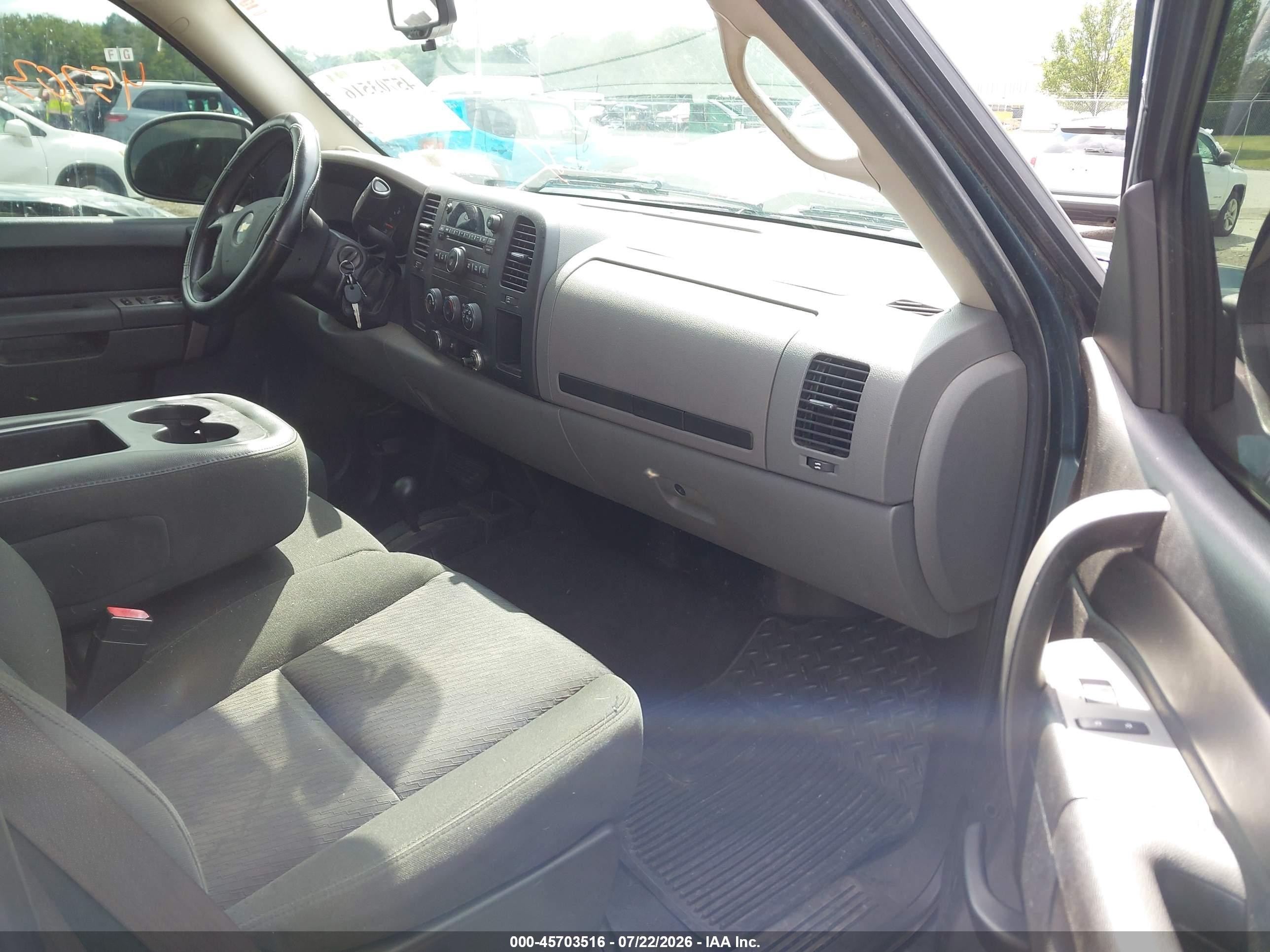 2010 Chevrolet Silverado 1500 Ls Blue vin: 1GCSKREA9AZ147522