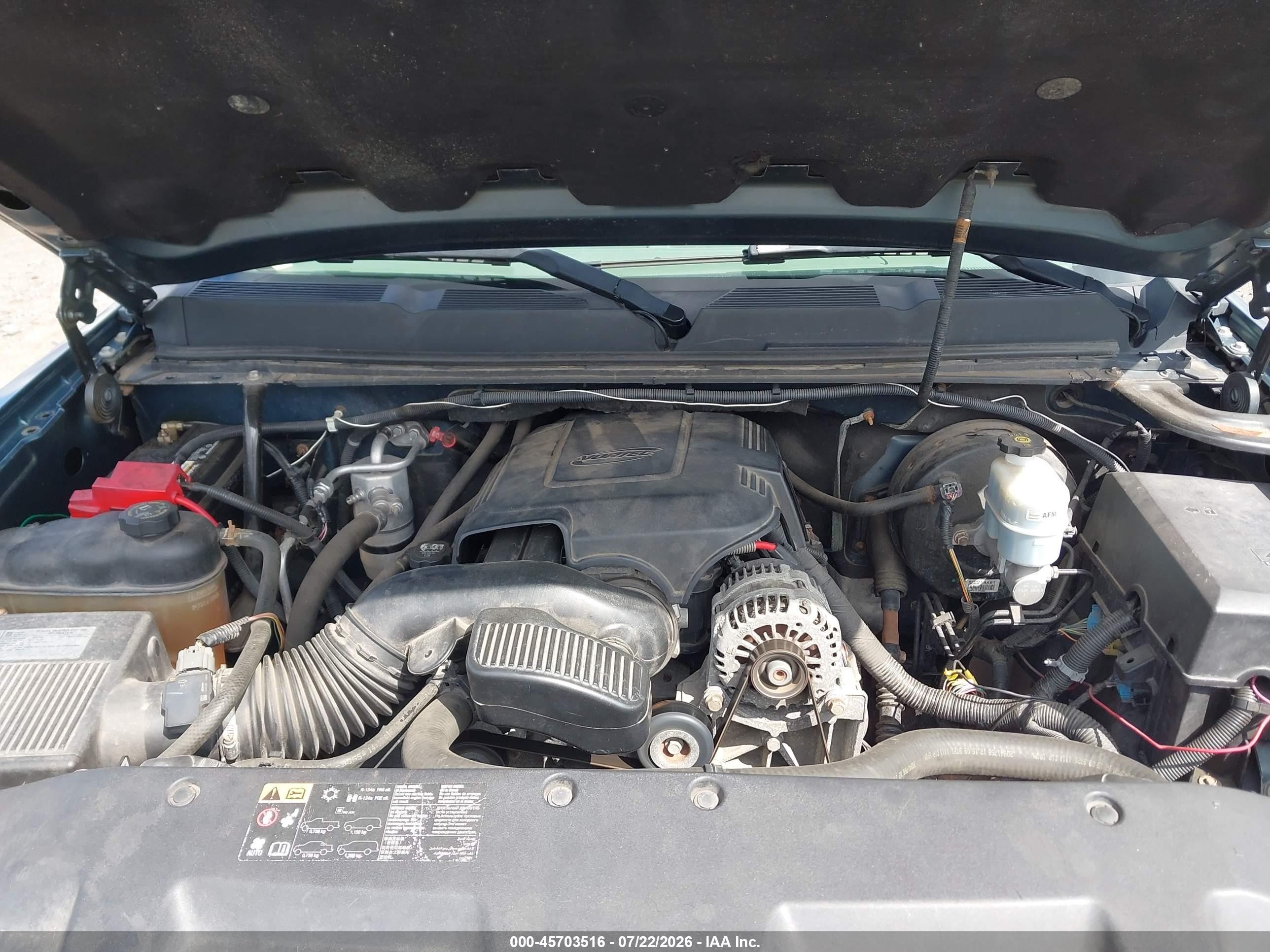 2010 Chevrolet Silverado 1500 Ls Blue vin: 1GCSKREA9AZ147522