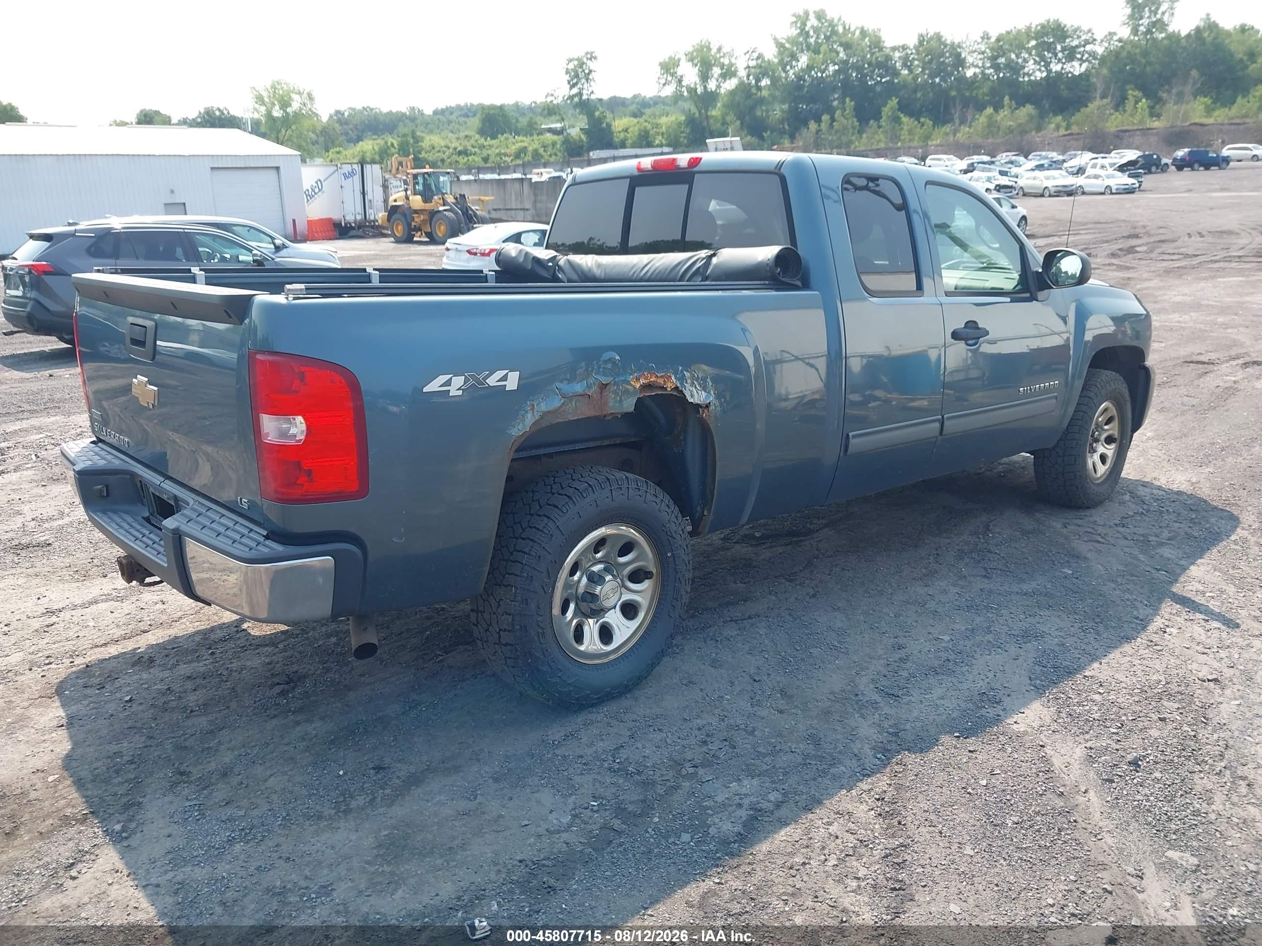 2010 Chevrolet Silverado 1500 Ls Blue vin: 1GCSKREAXAZ238850