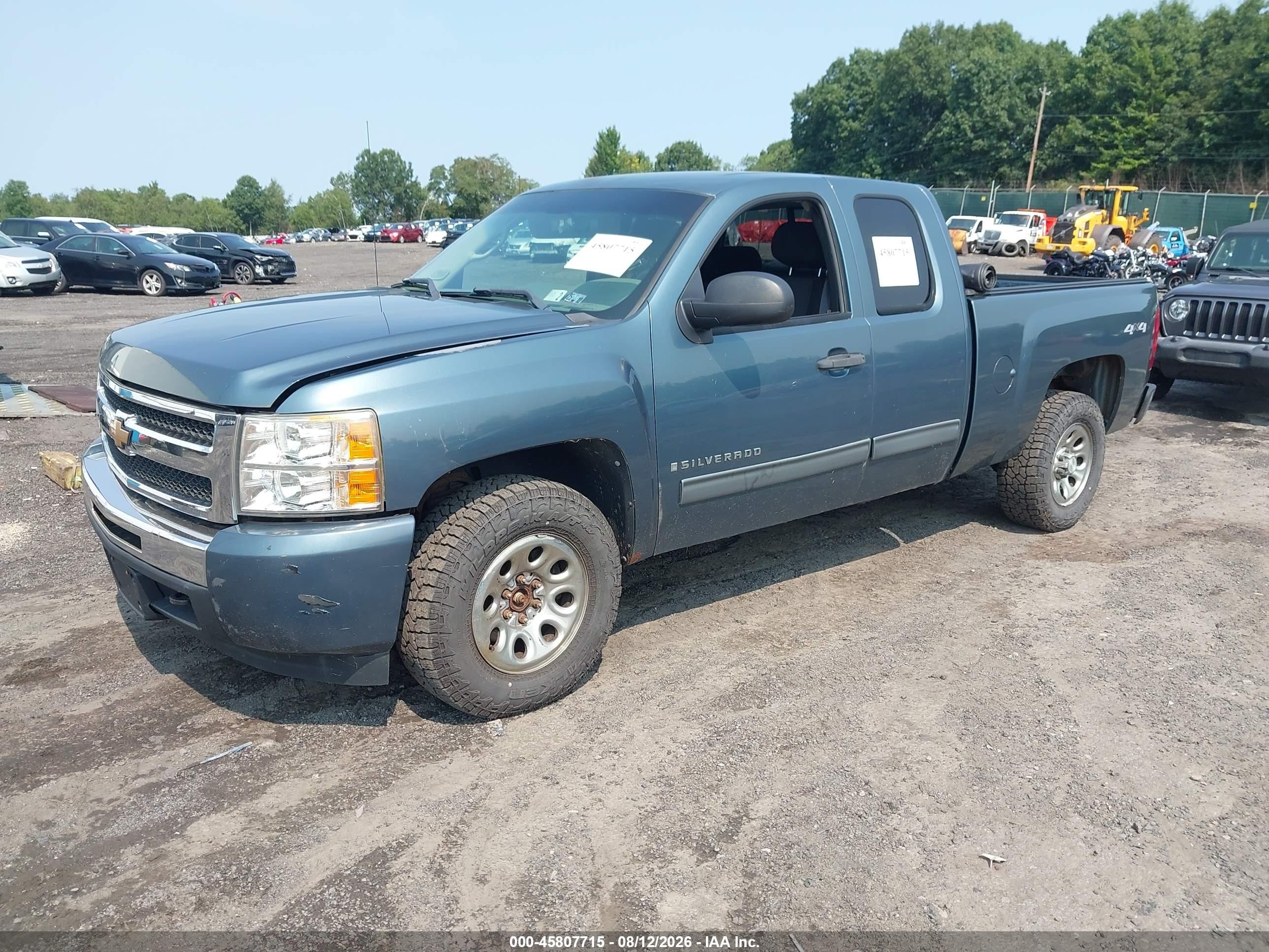 2010 Chevrolet Silverado 1500 Ls Blue vin: 1GCSKREAXAZ238850