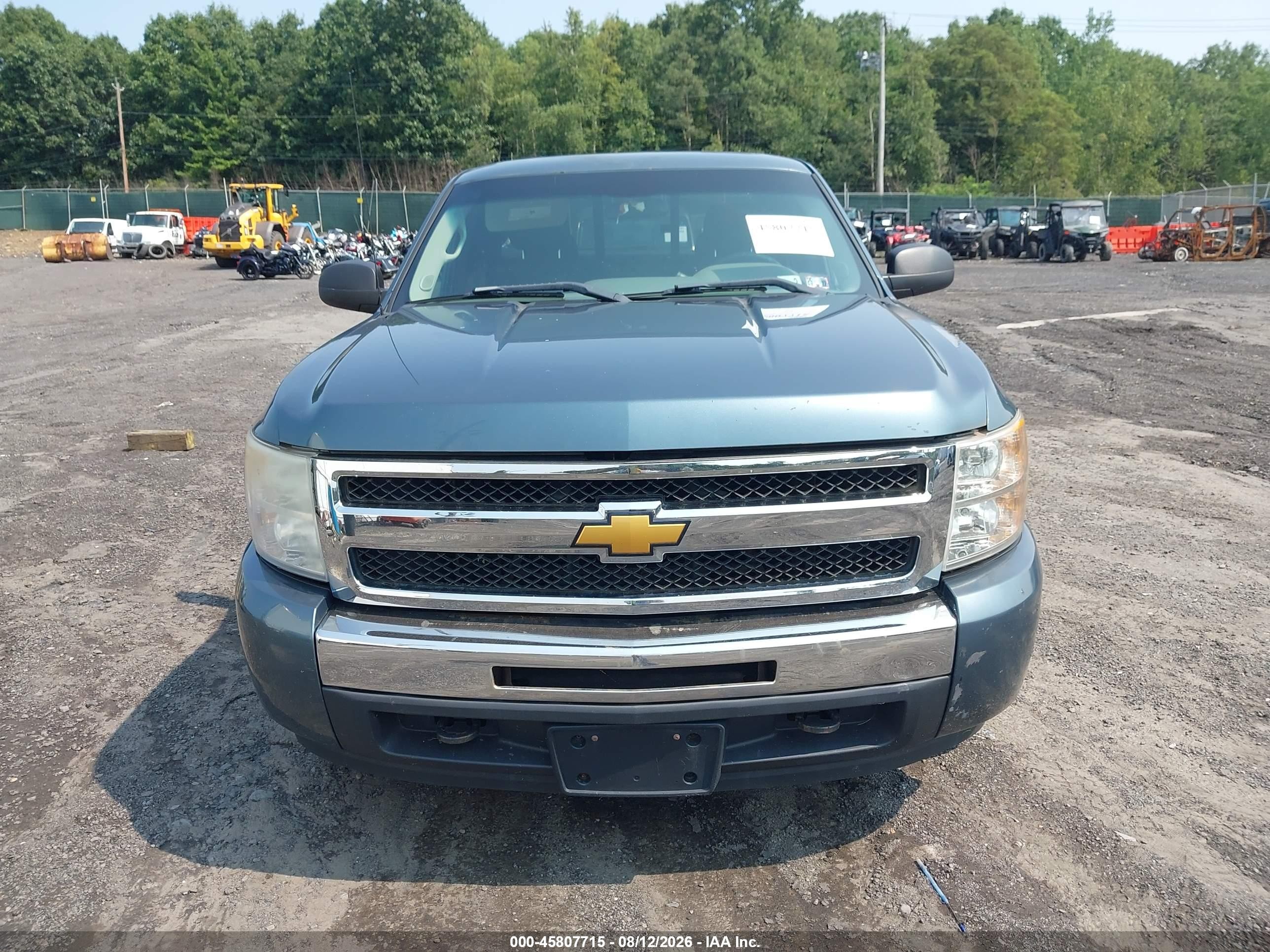 2010 Chevrolet Silverado 1500 Ls Blue vin: 1GCSKREAXAZ238850
