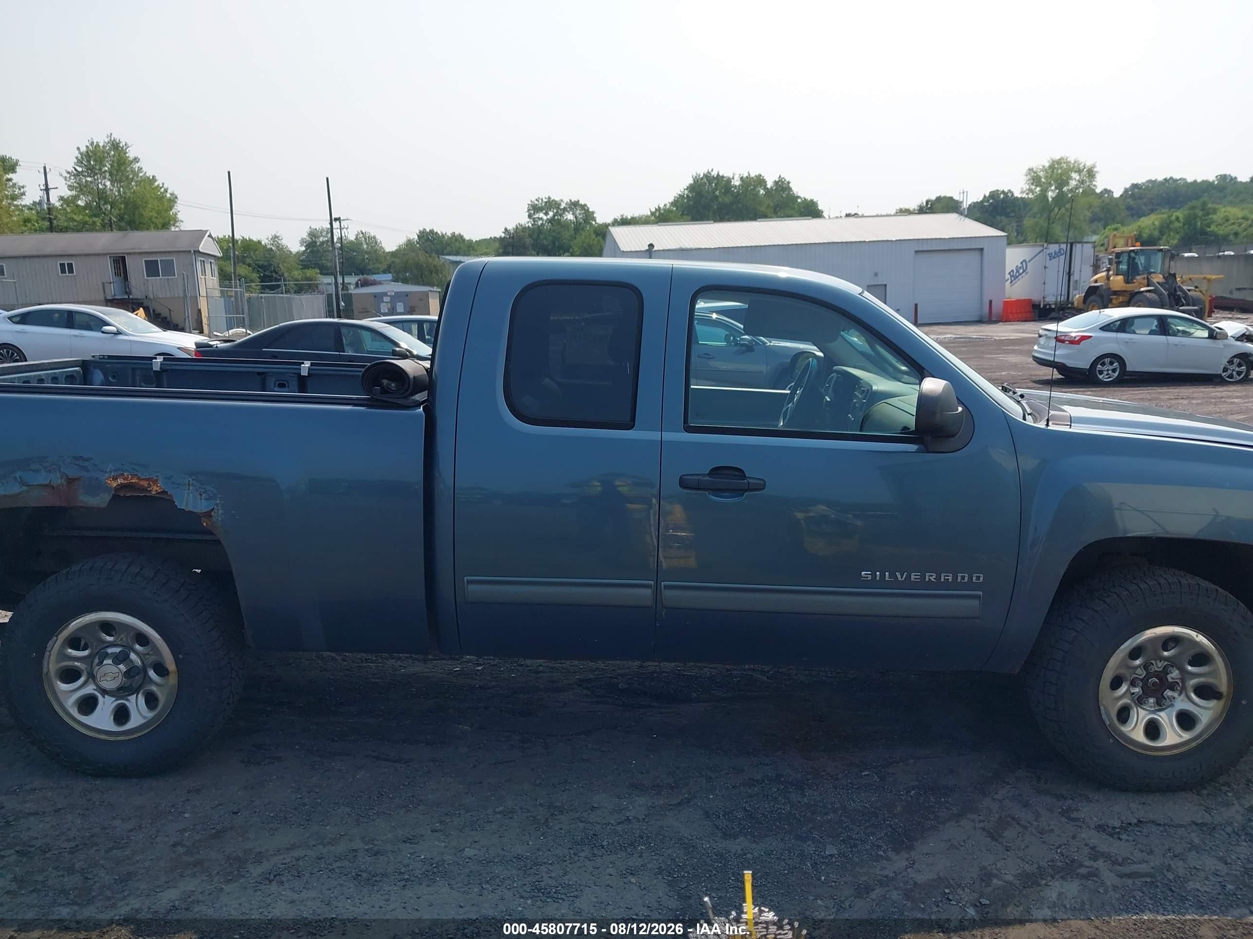2010 Chevrolet Silverado 1500 Ls Blue vin: 1GCSKREAXAZ238850