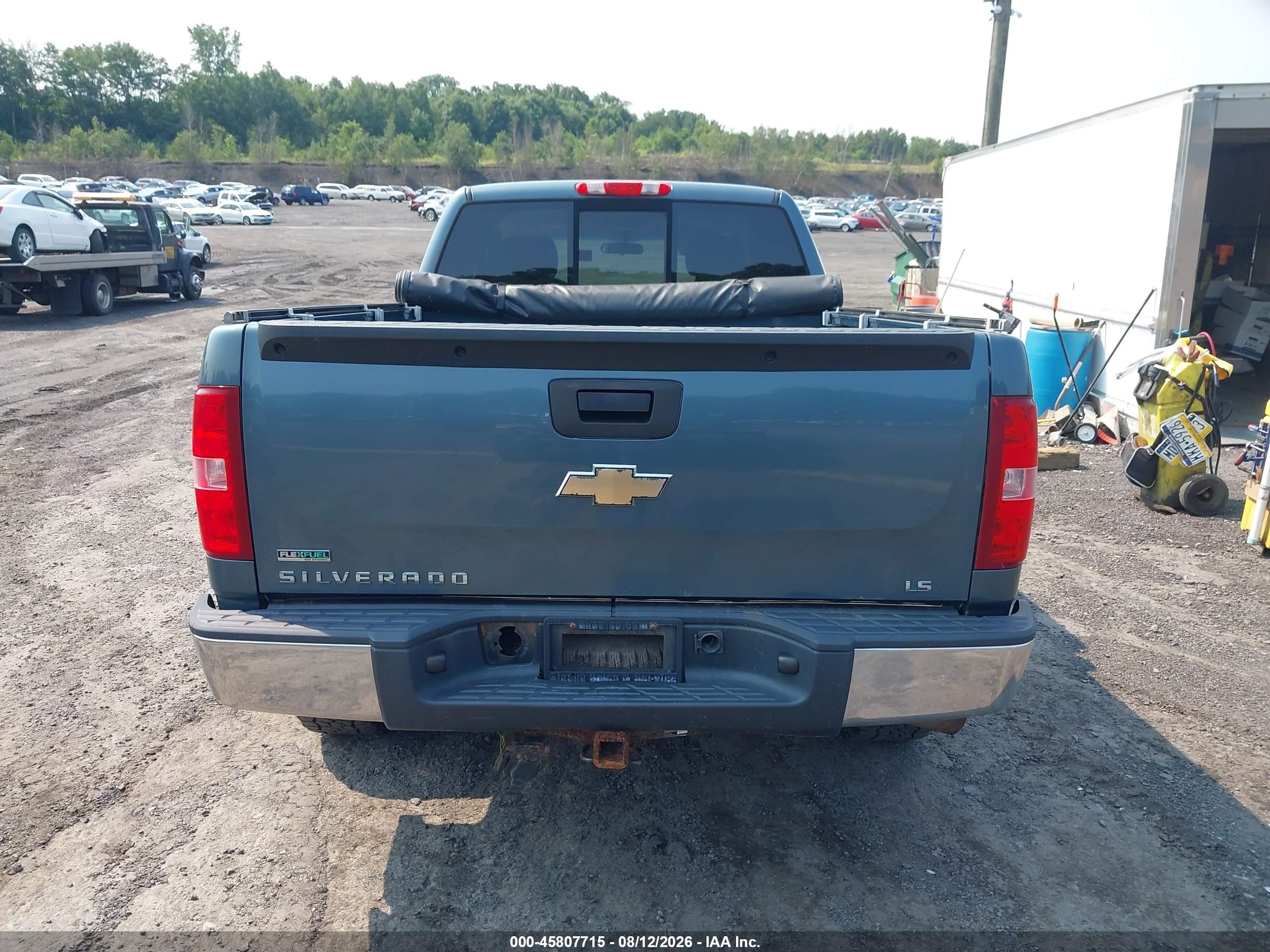 2010 Chevrolet Silverado 1500 Ls Blue vin: 1GCSKREAXAZ238850