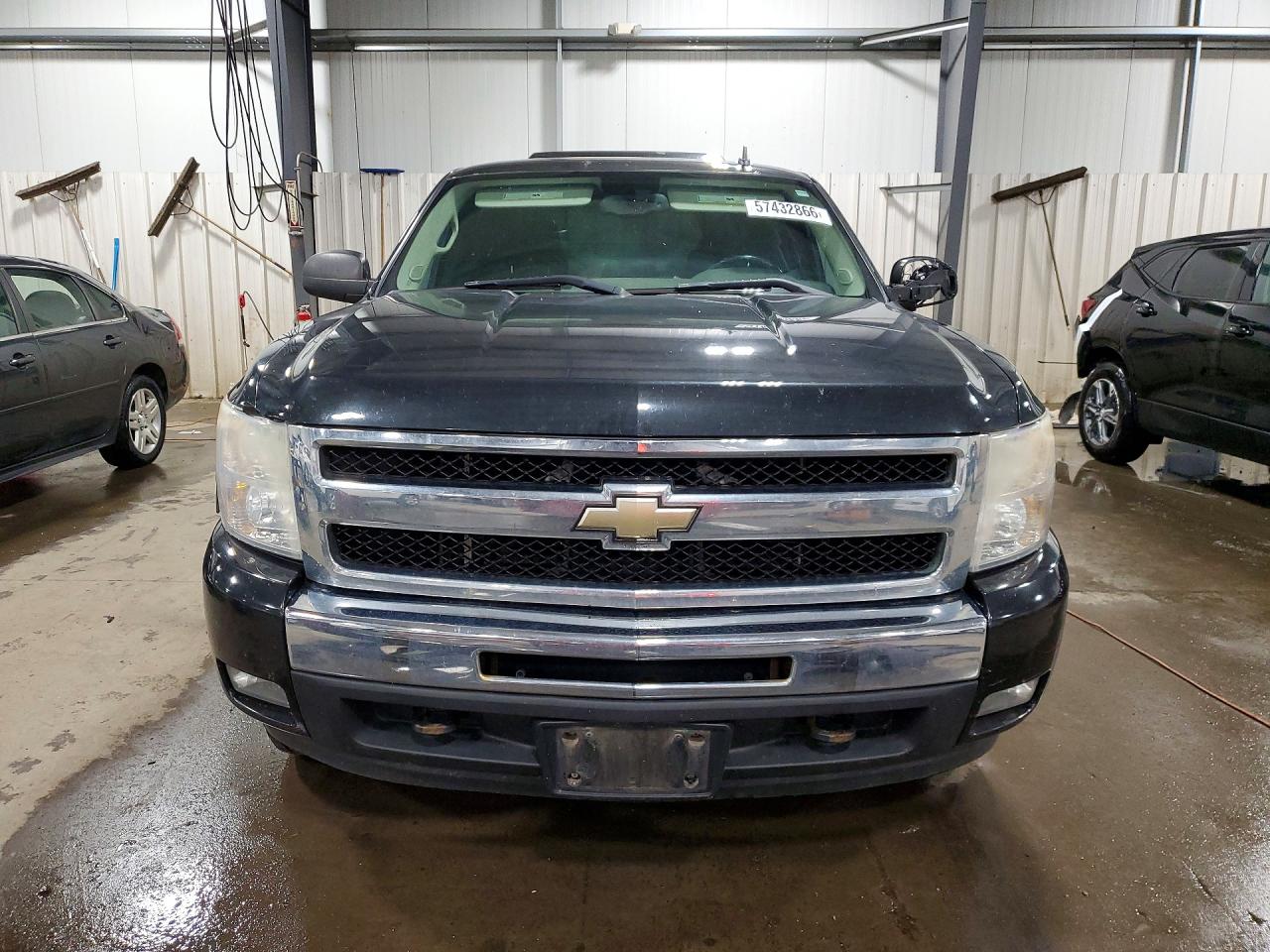 2010 Chevrolet Silverado K1500 Lt Black vin: 1GCSKSE09AZ212903