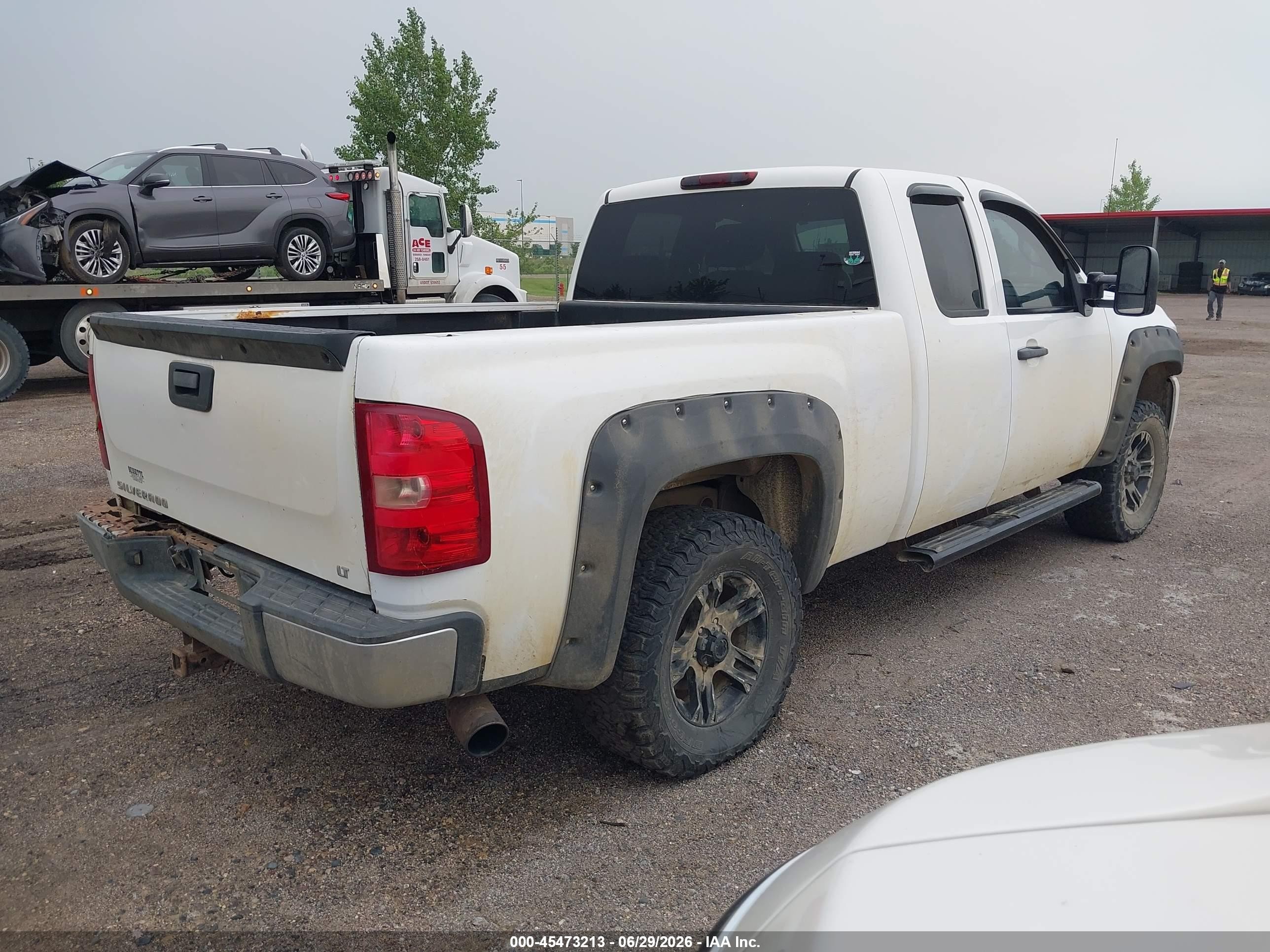 2010 Chevrolet Silverado 1500 Lt White vin: 1GCSKSE30AZ146932
