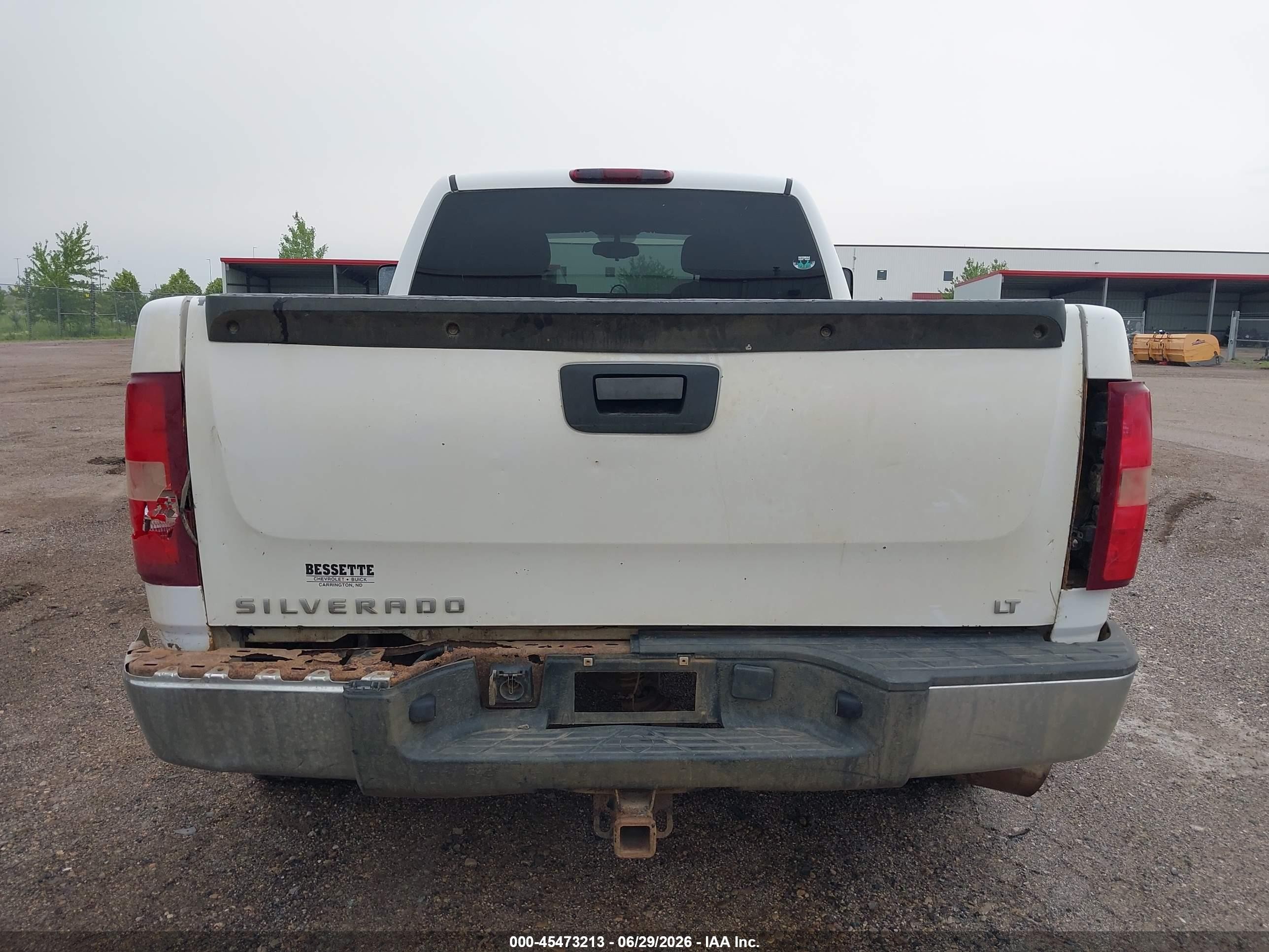 2010 Chevrolet Silverado 1500 Lt White vin: 1GCSKSE30AZ146932