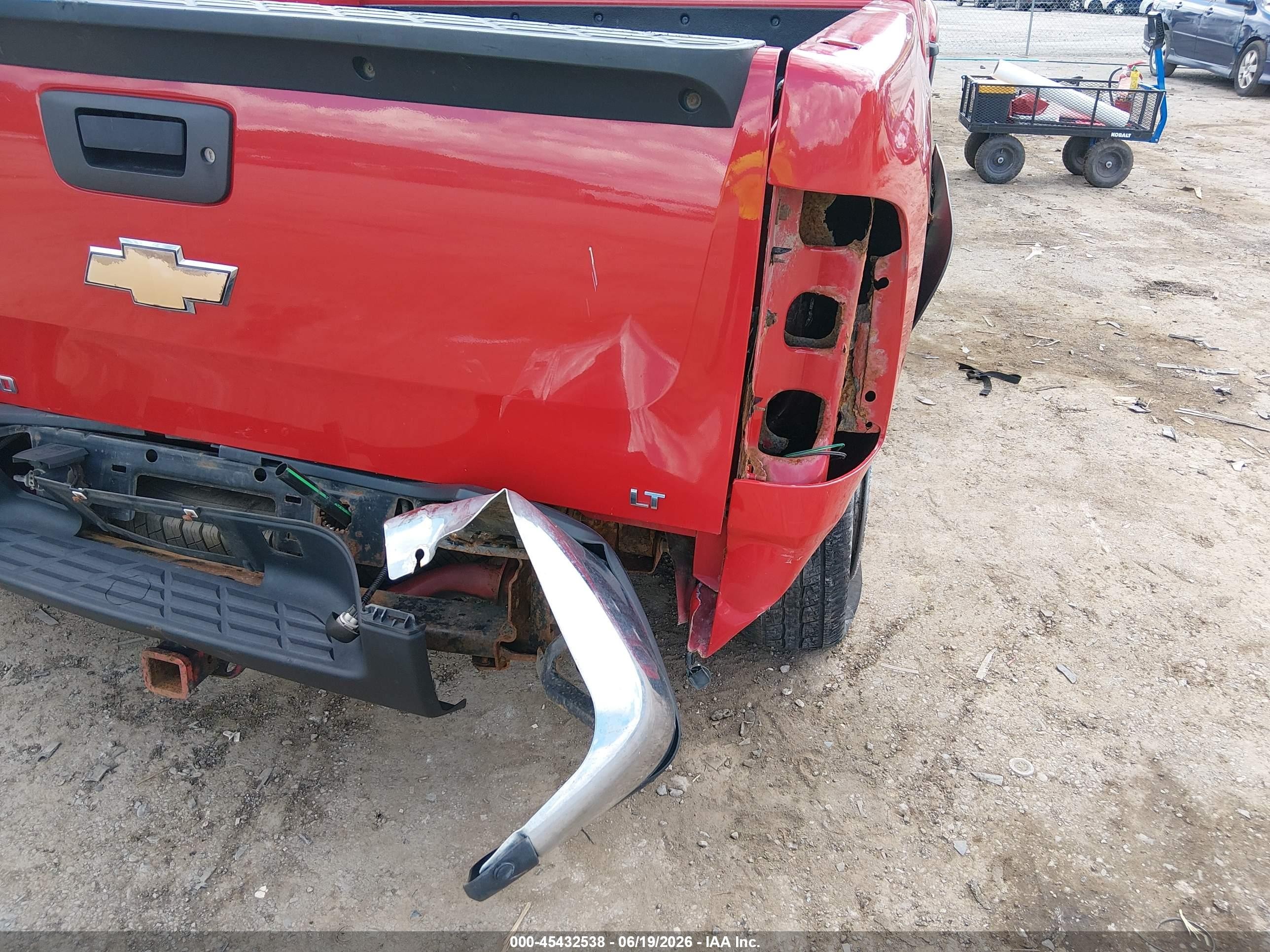2010 Chevrolet Silverado 1500 Lt Red vin: 1GCSKSE30AZ148809