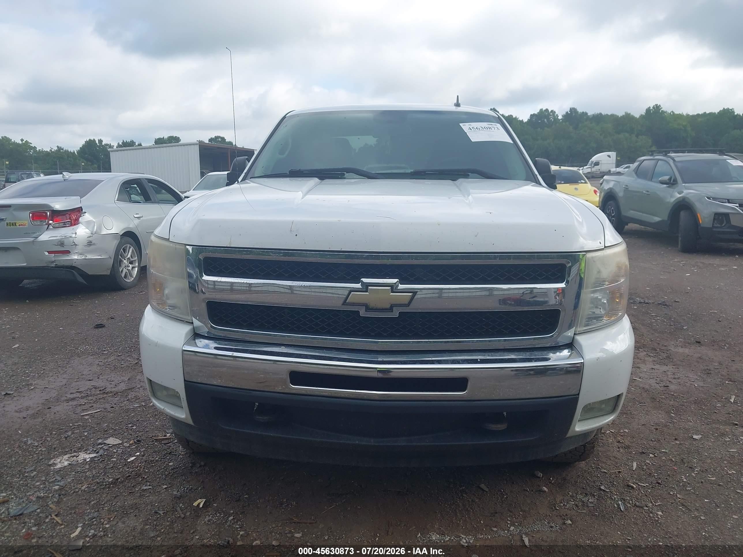 2010 Chevrolet Silverado 1500 Lt Белый vin: 1GCSKSE30AZ162709