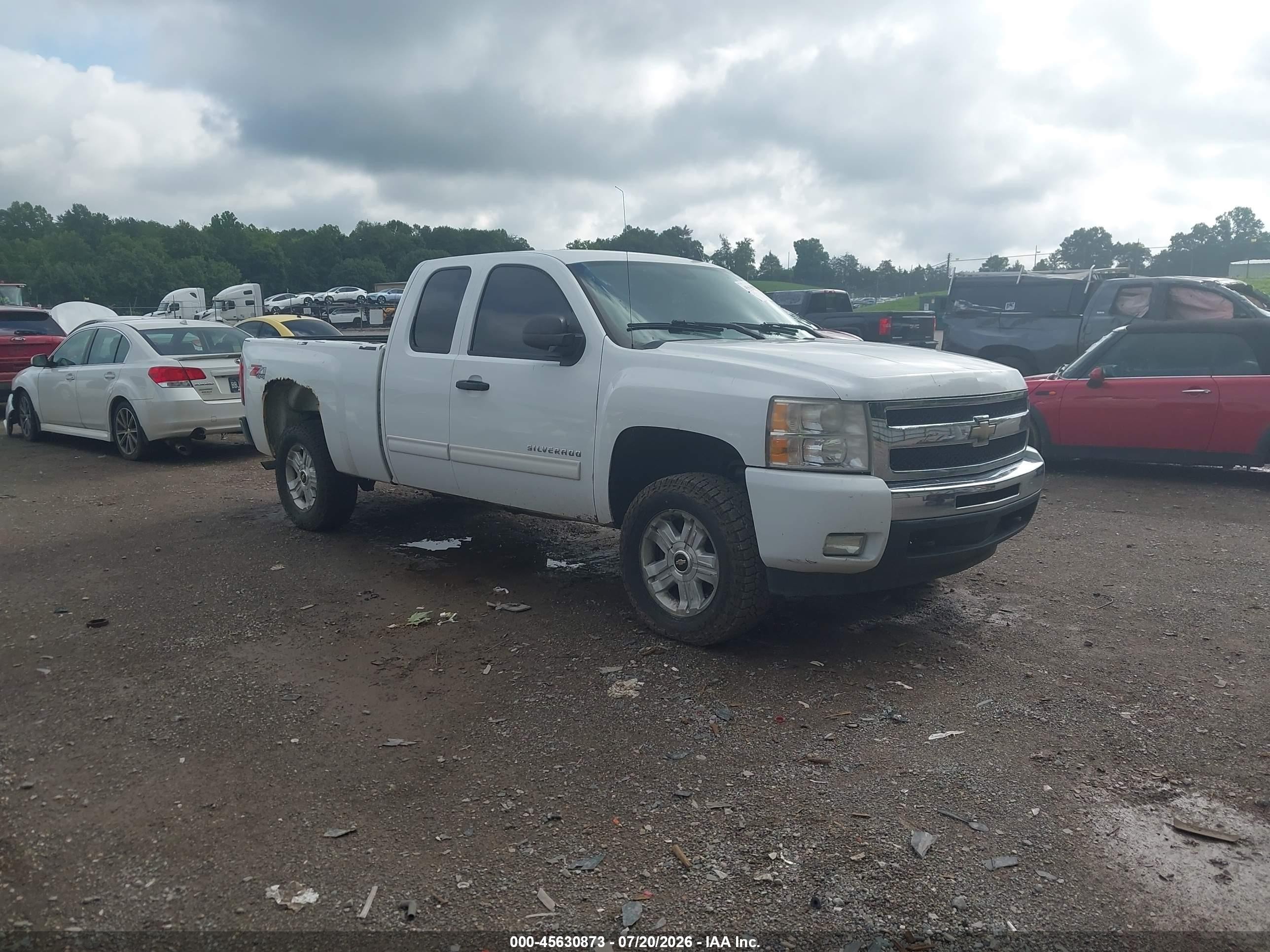 2010 Chevrolet Silverado 1500 Lt Белый vin: 1GCSKSE30AZ162709