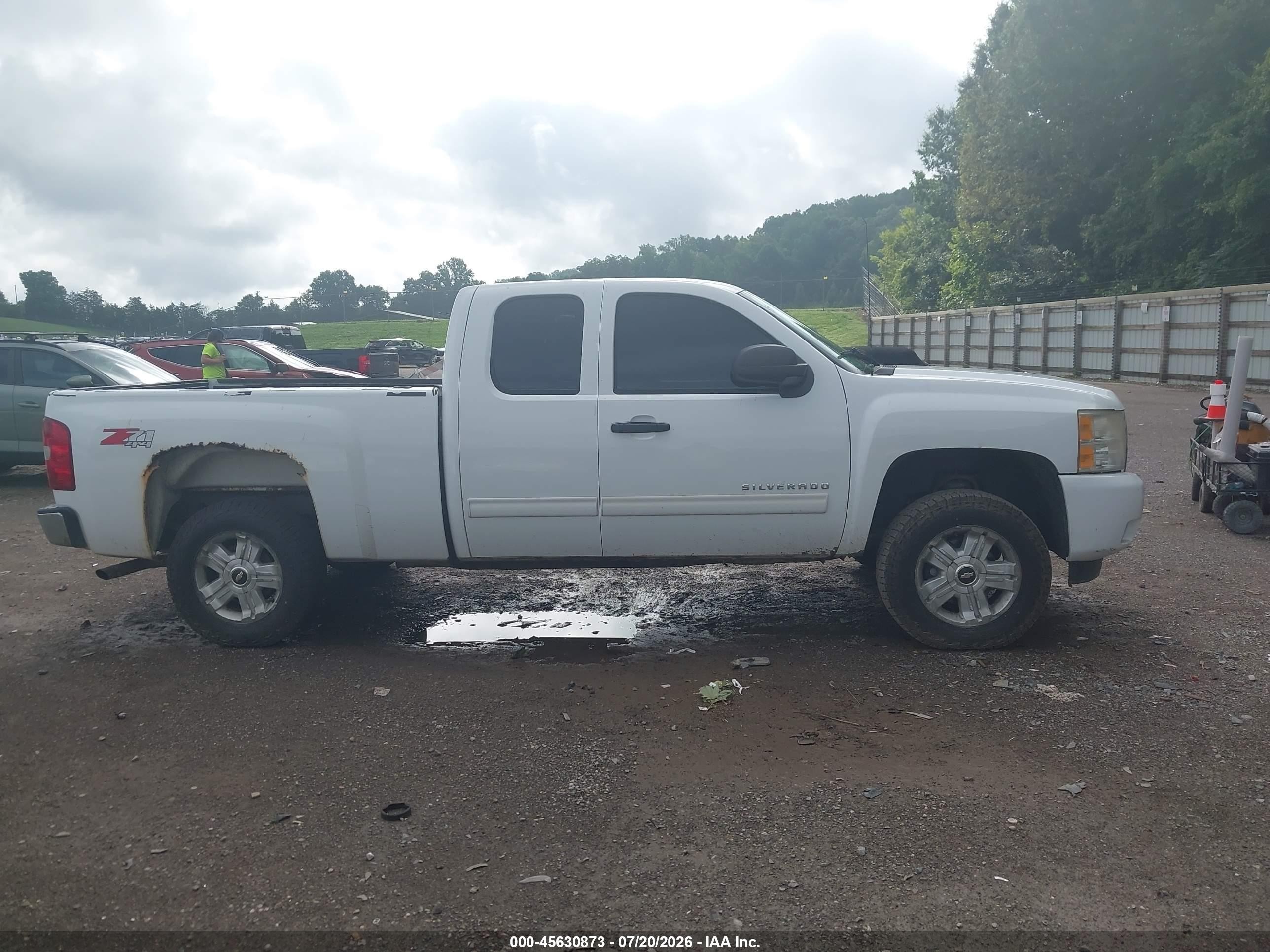 2010 Chevrolet Silverado 1500 Lt Белый vin: 1GCSKSE30AZ162709