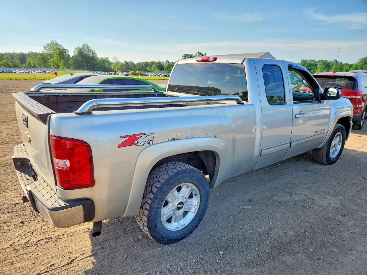 2010 Chevrolet Silverado K1500 Lt Silver vin: 1GCSKSE30AZ190431