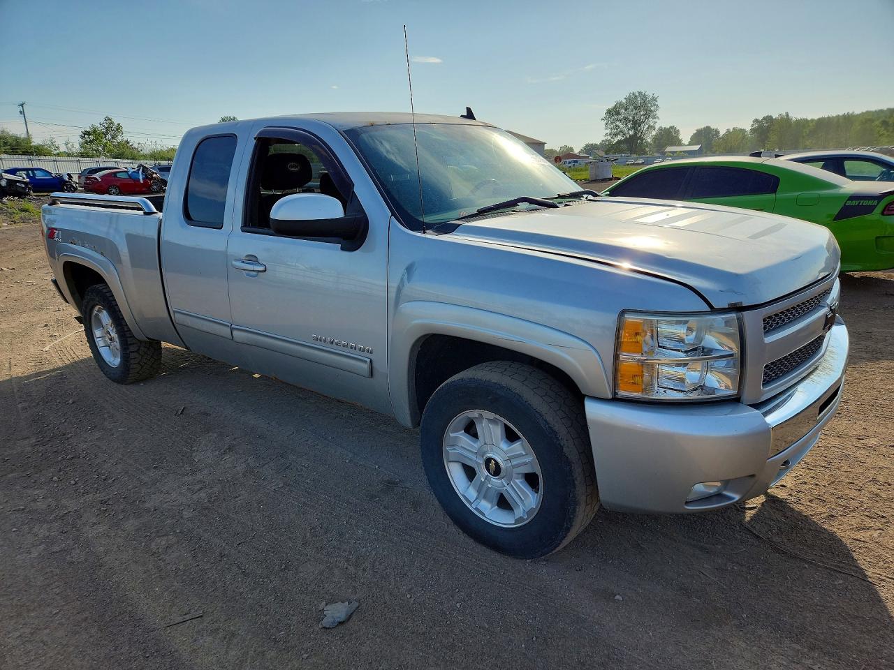 2010 Chevrolet Silverado K1500 Lt Silver vin: 1GCSKSE30AZ190431