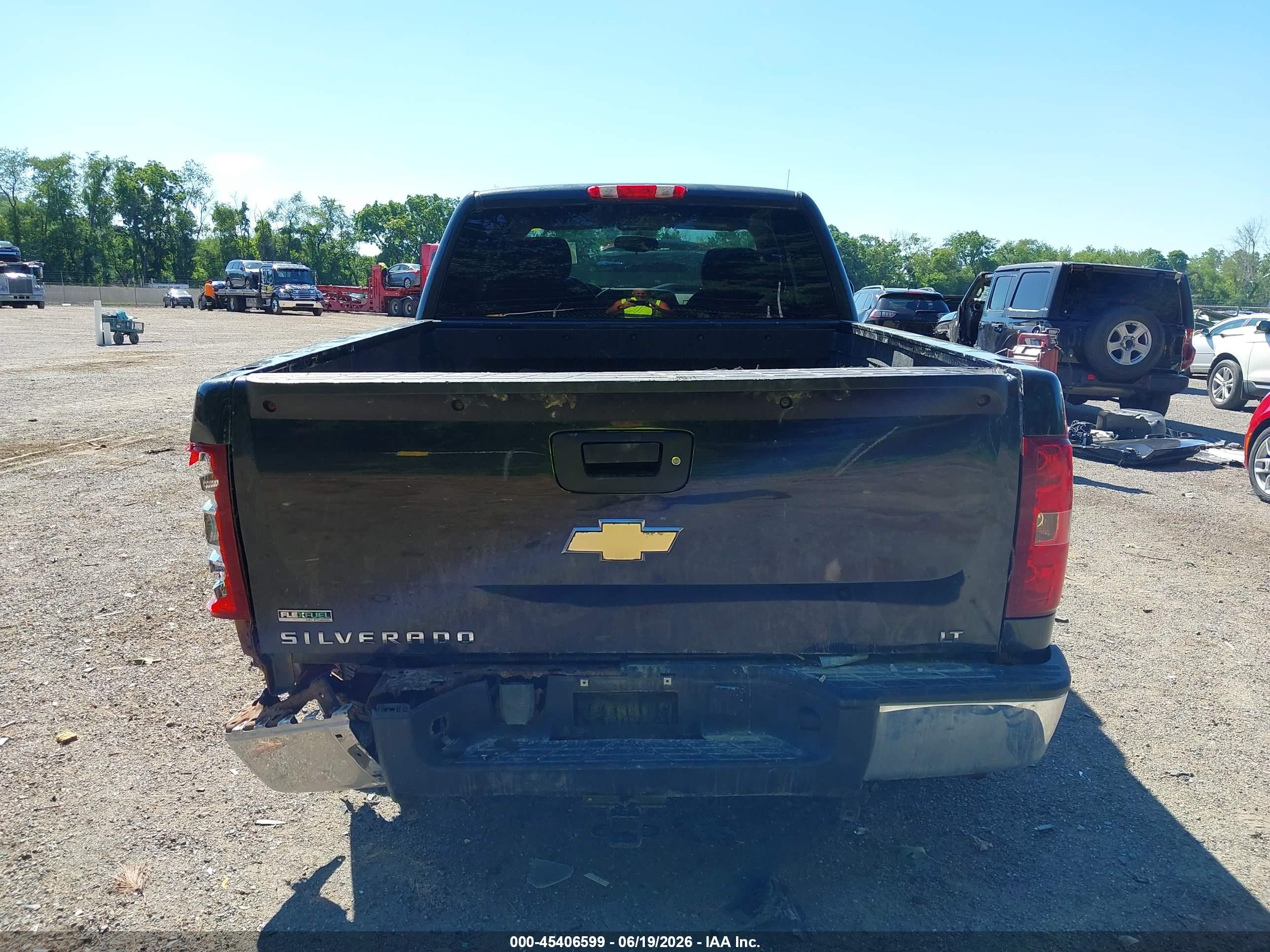 2010 Chevrolet Silverado 1500 Lt Black vin: 1GCSKSE31AZ157759