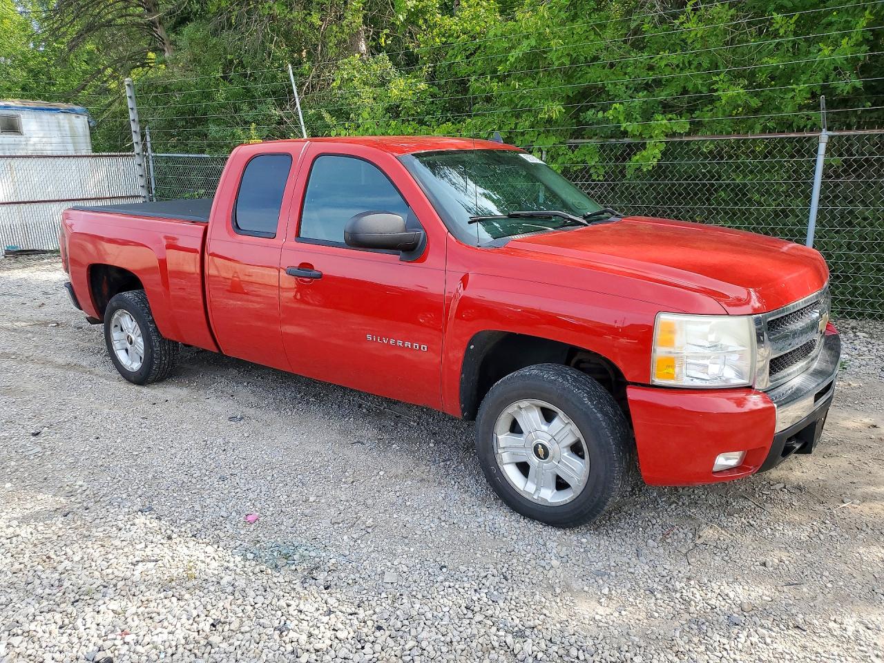 2010 Chevrolet Silverado K1500 Lt Red vin: 1GCSKSE32AZ159813