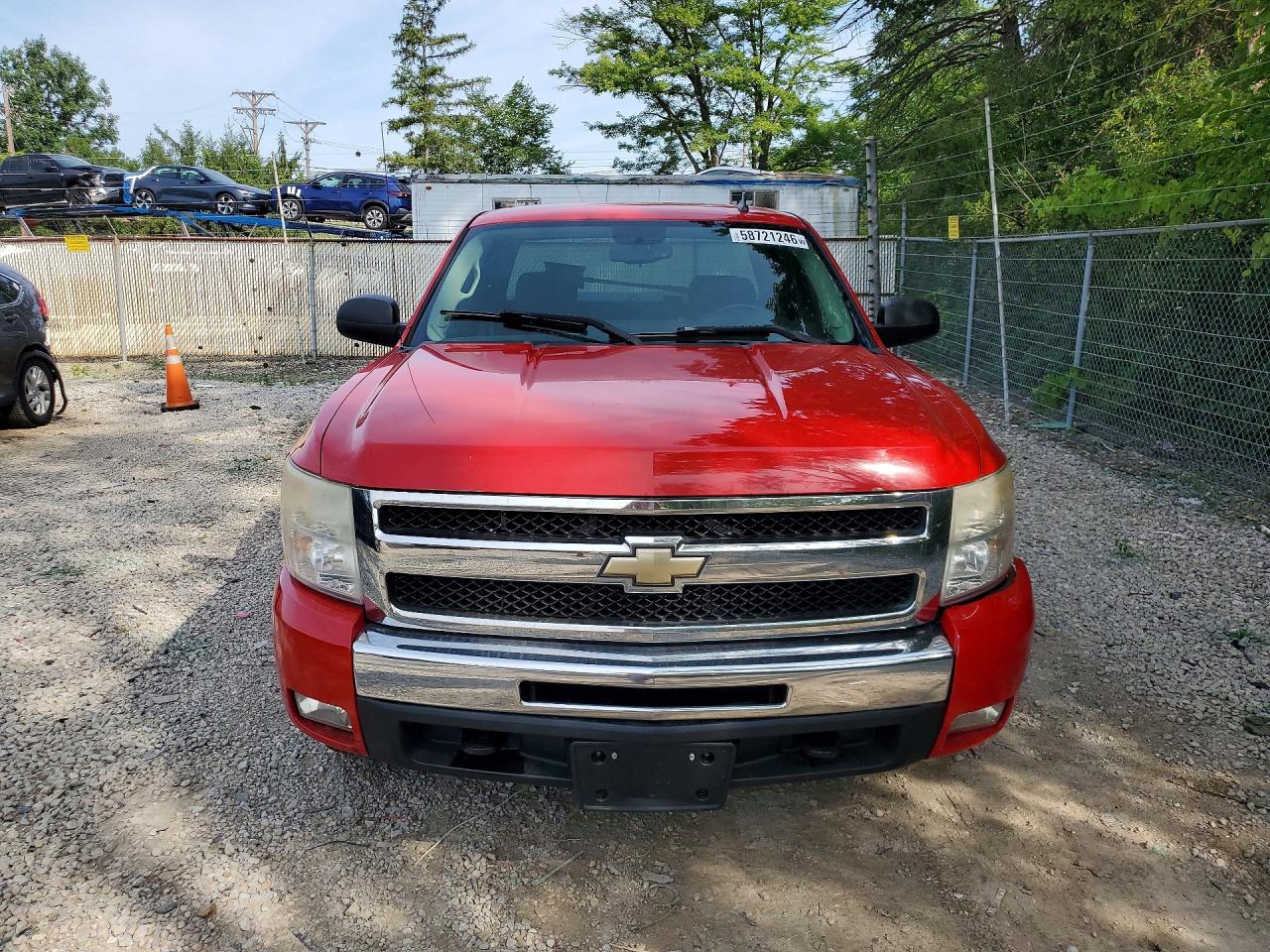 2010 Chevrolet Silverado K1500 Lt Red vin: 1GCSKSE32AZ159813
