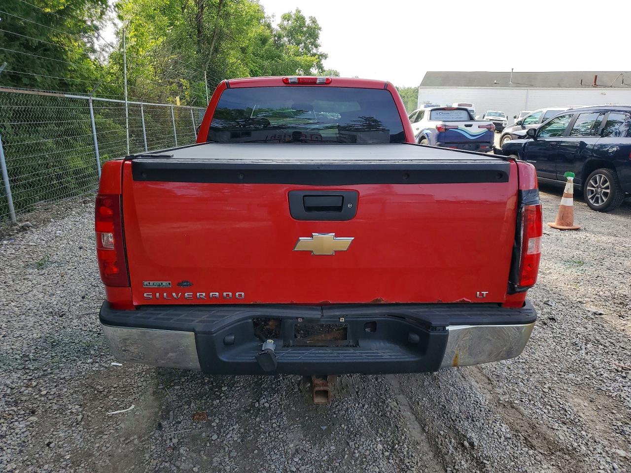 2010 Chevrolet Silverado K1500 Lt Red vin: 1GCSKSE32AZ159813