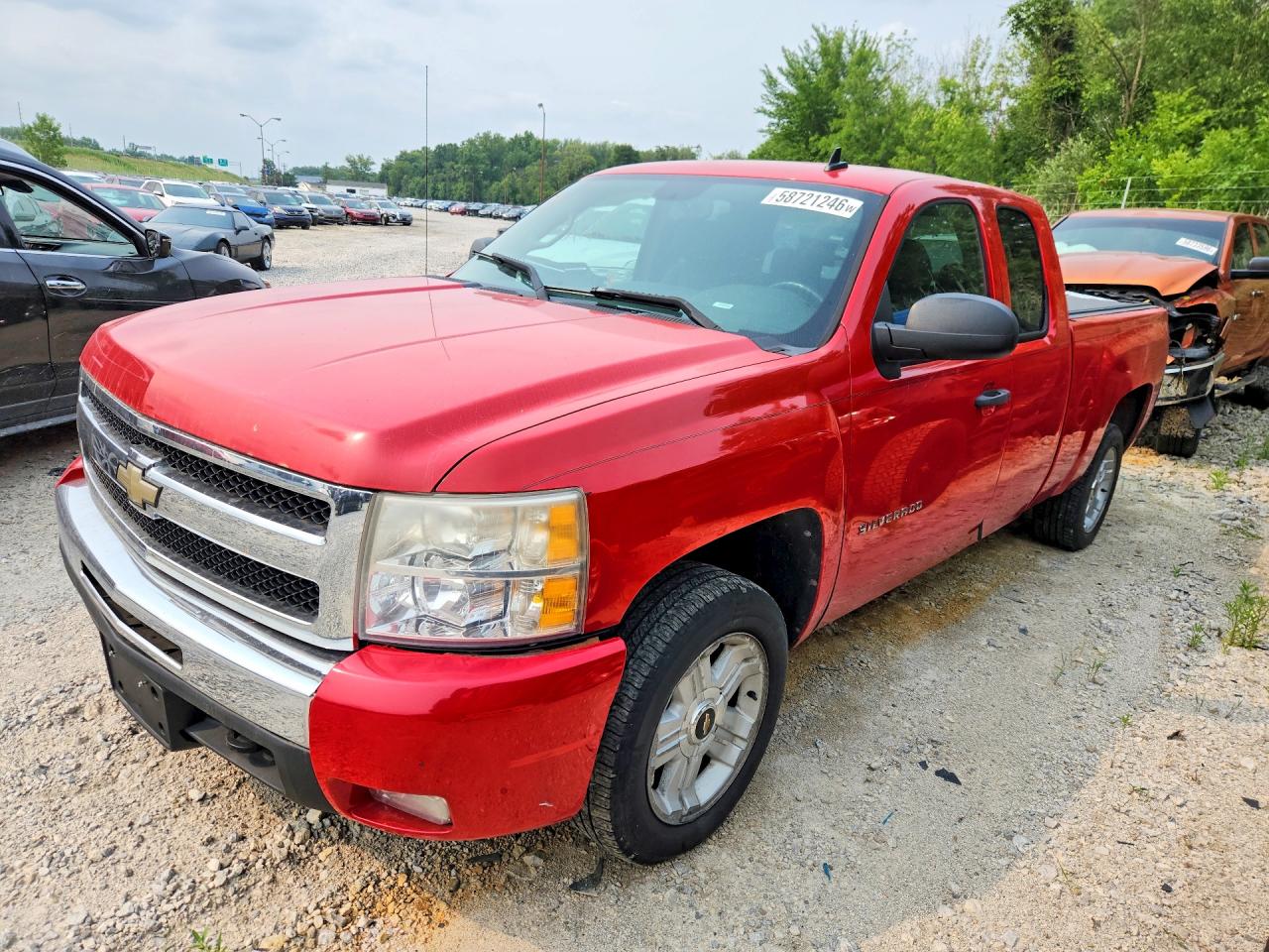 2010 Chevrolet Silverado K1500 Lt Красный vin: 1GCSKSE32AZ159813