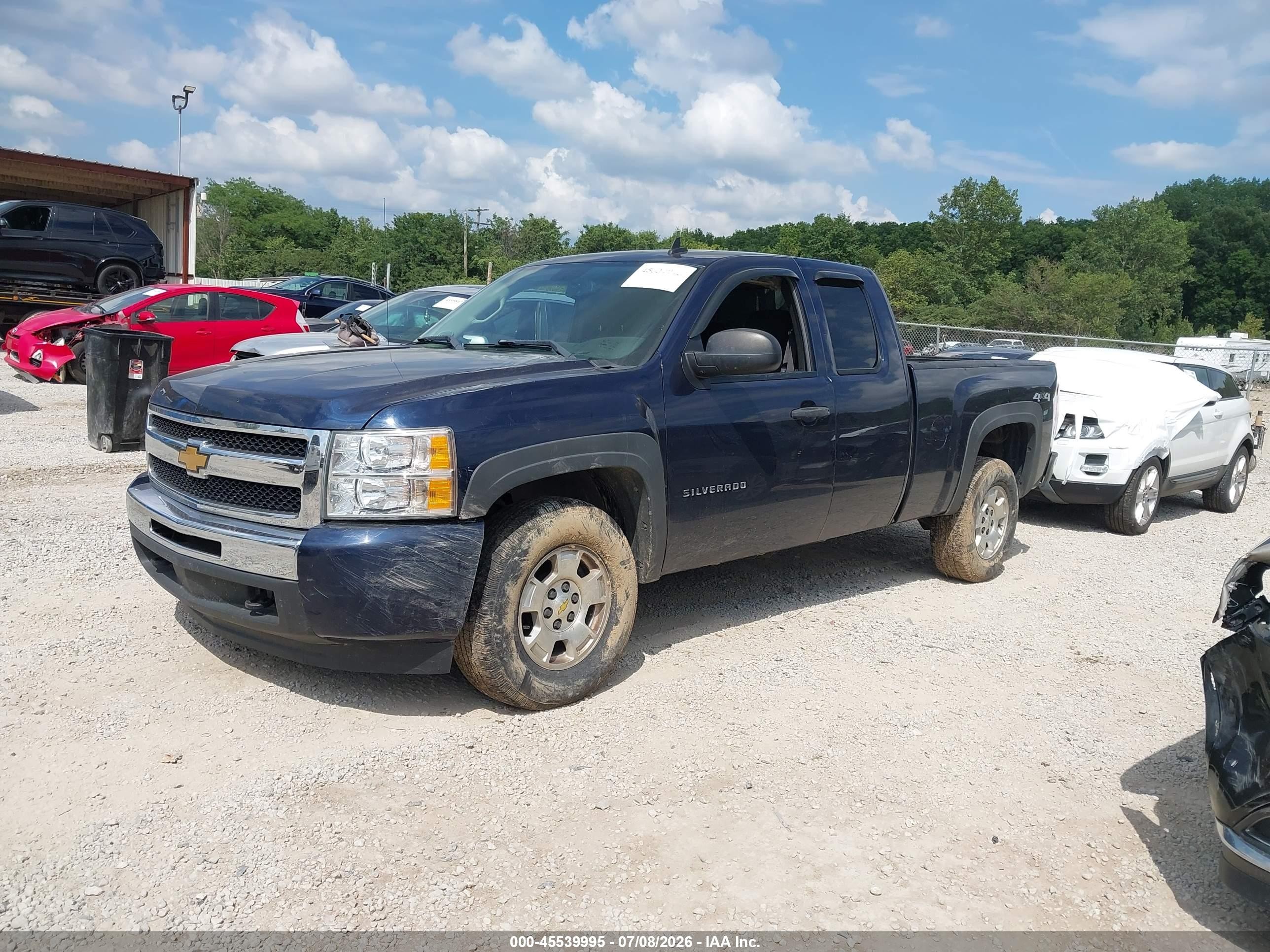 2010 Chevrolet Silverado 1500 Lt Blue vin: 1GCSKSE33AZ179164