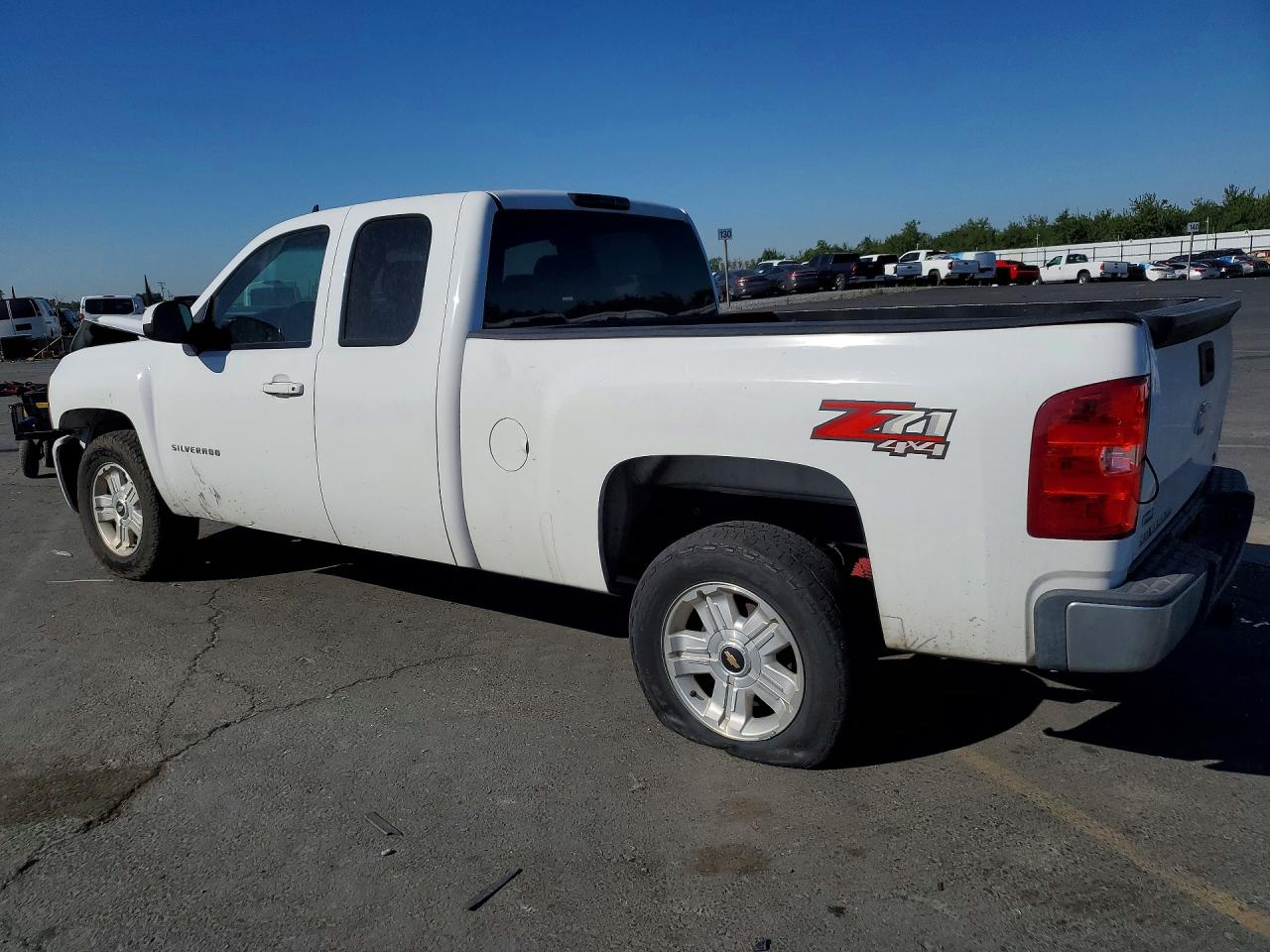 2010 Chevrolet Silverado K1500 Lt White vin: 1GCSKSE33AZ206010