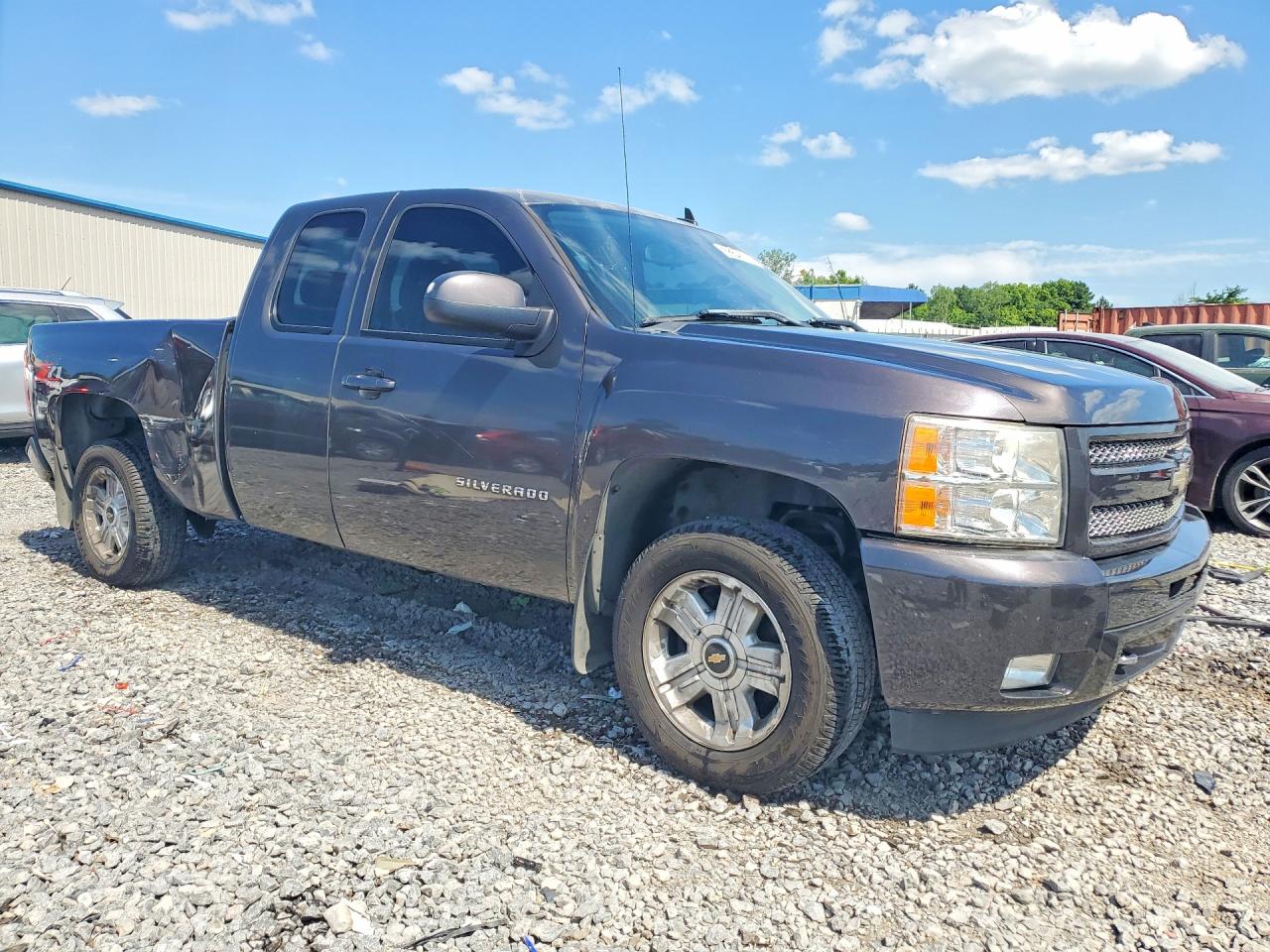 2010 Chevrolet Silverado K1500 Lt Gray vin: 1GCSKSE34AZ114193