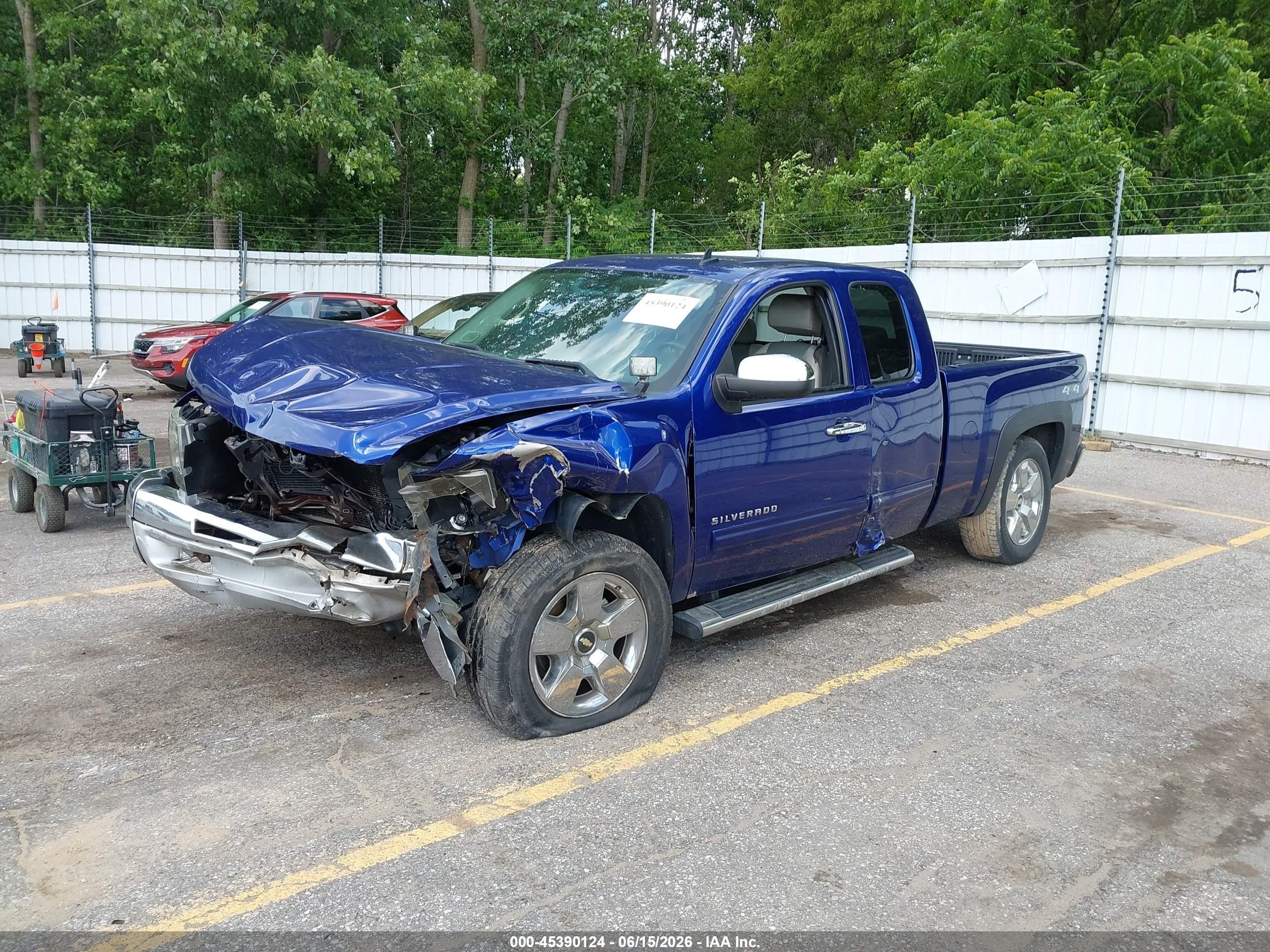 2010 Chevrolet Silverado 1500 Lt Blue vin: 1GCSKSE34AZ220952