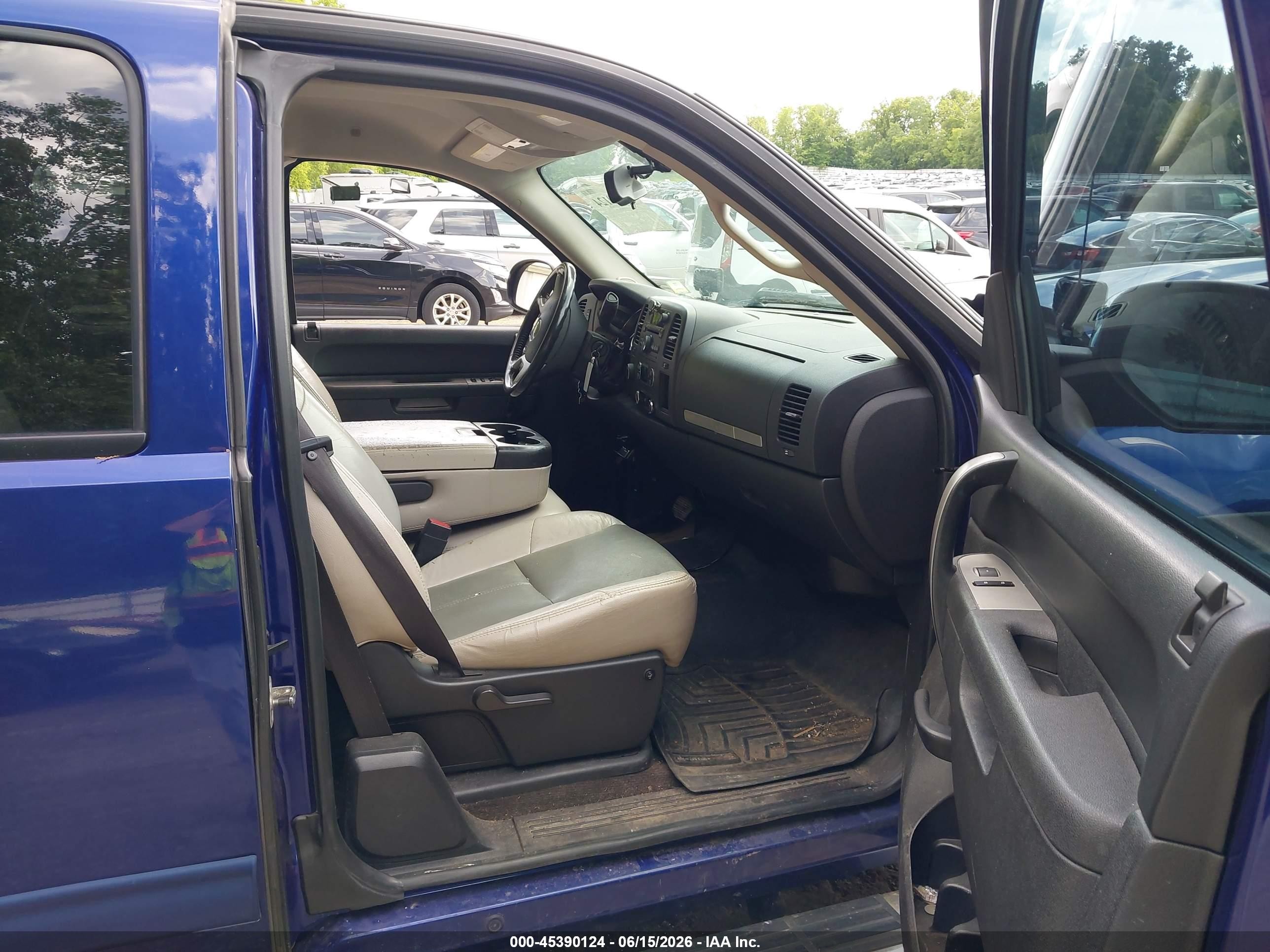 2010 Chevrolet Silverado 1500 Lt Blue vin: 1GCSKSE34AZ220952