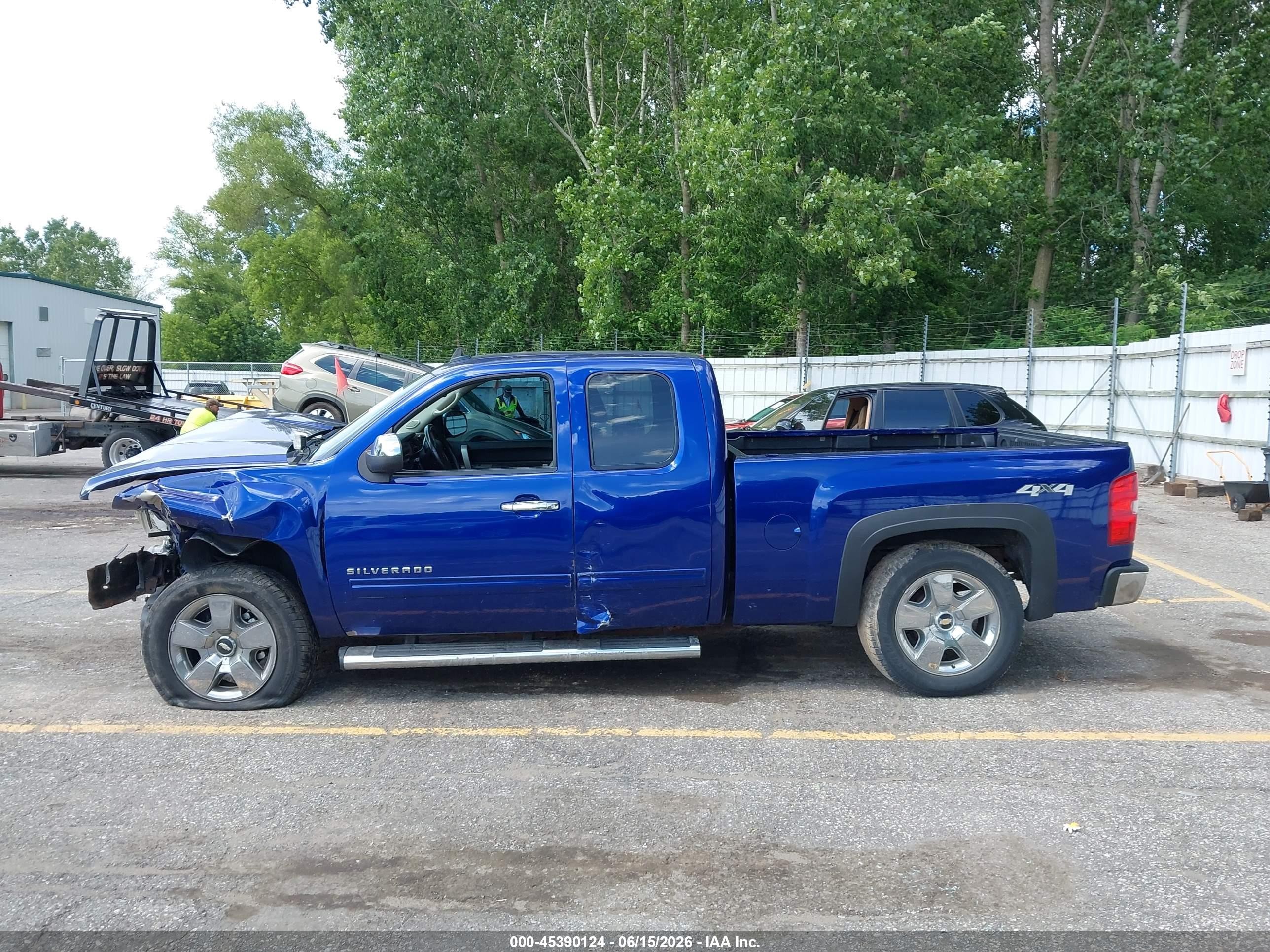 2010 Chevrolet Silverado 1500 Lt Blue vin: 1GCSKSE34AZ220952